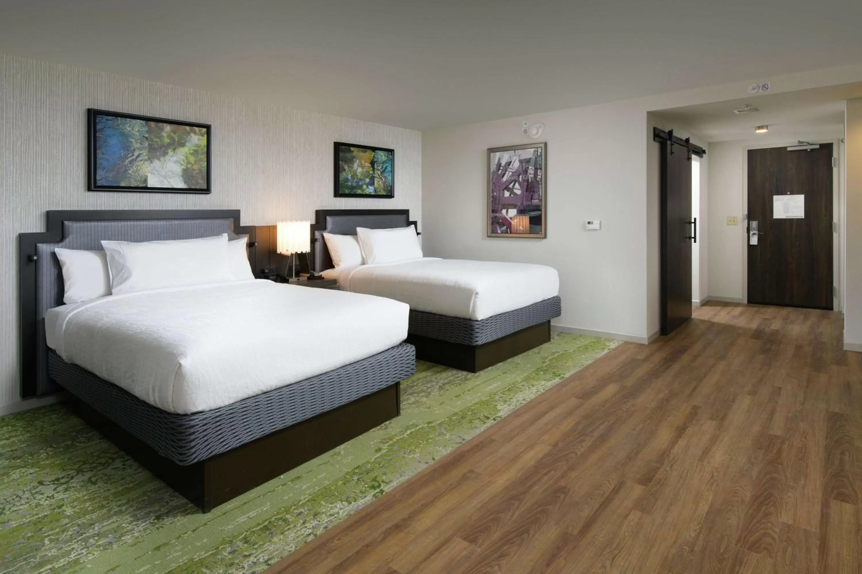 Deluxe Queen Room with Two queen Beds - Mobility Access in Hilton Garden Inn Memphis Downtown Beale Street