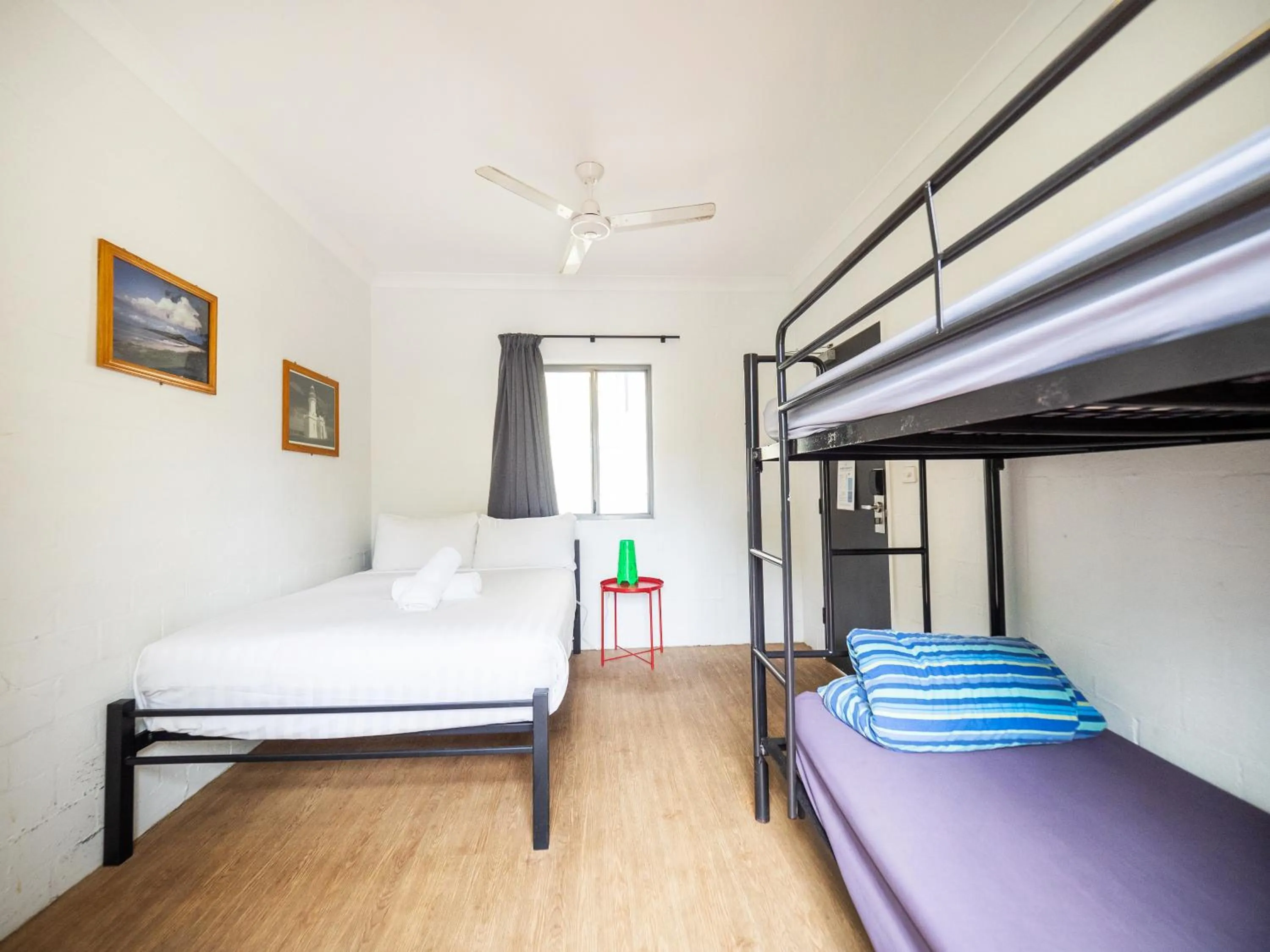 Double Plus Two Balcony with Shared Bathroom in YHA Byron Bay