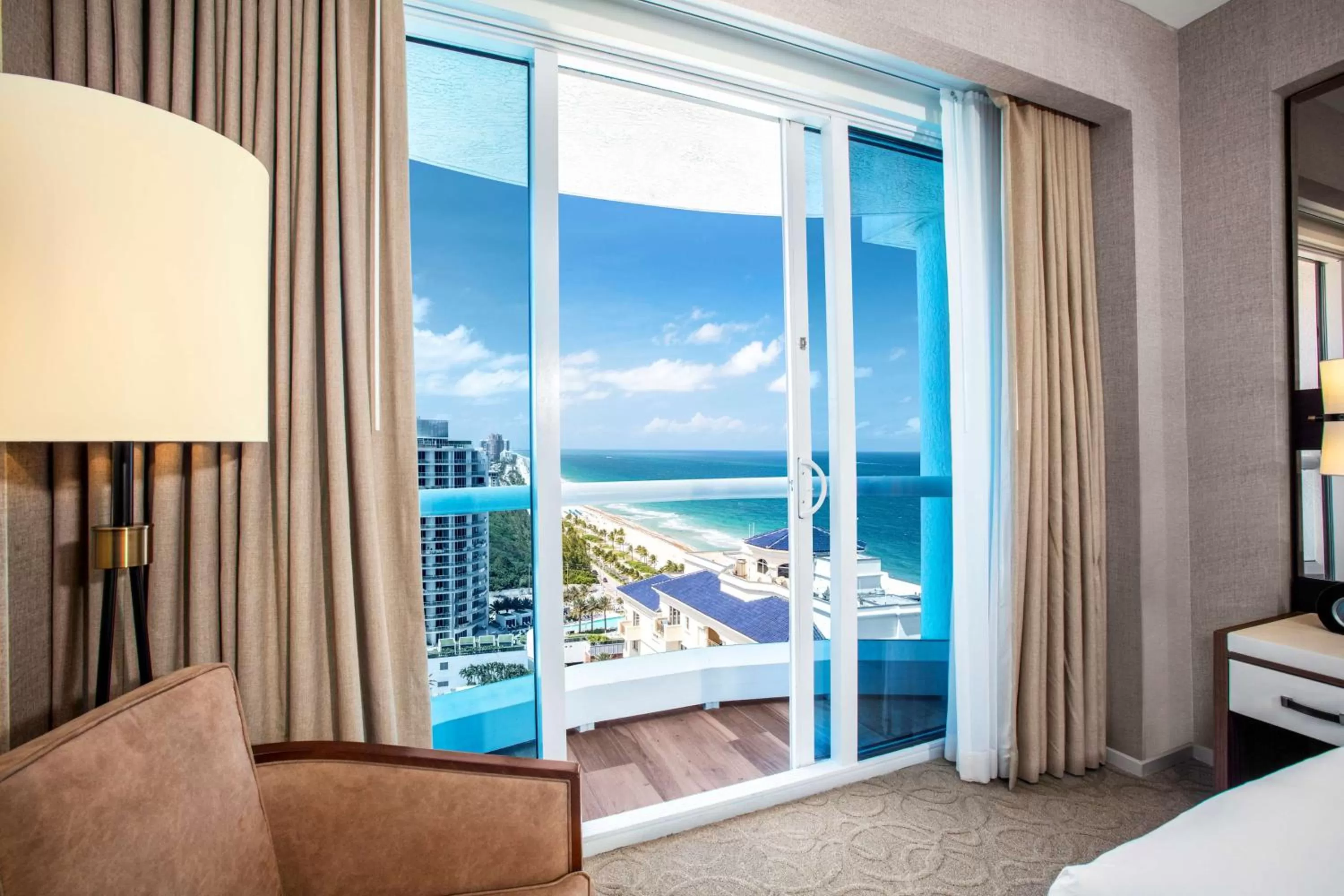 One-Bedroom Suite with Partial Ocean View in Conrad Fort Lauderdale Beach