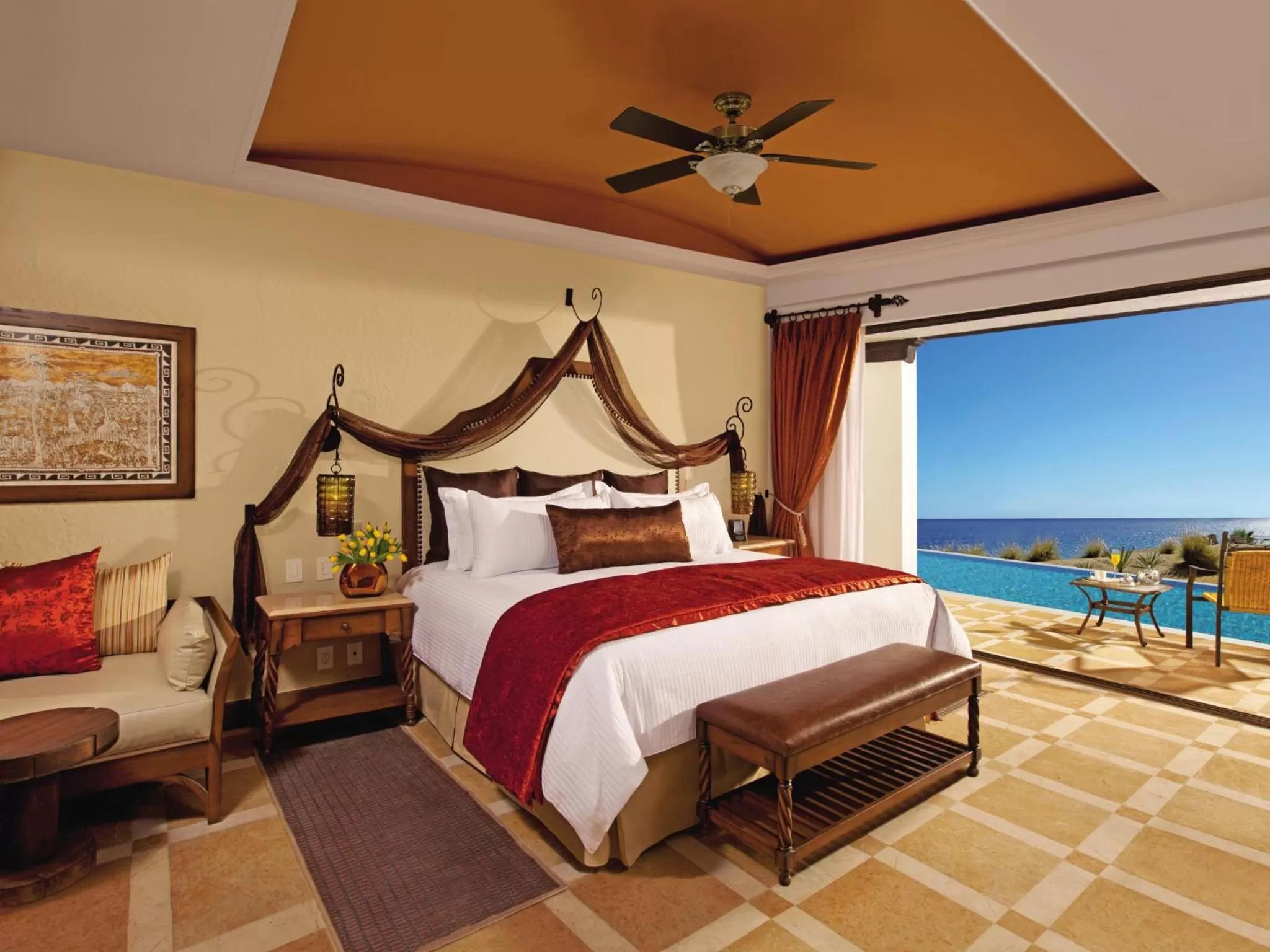 Preferred Club Junior Suite Swimout - Ocean Front in Secrets Puerto Los Cabos Golf & Spa18+