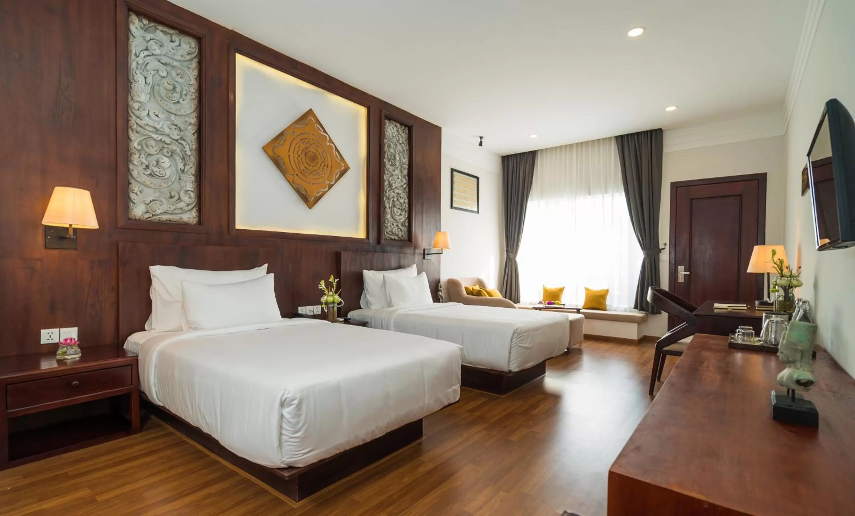 Deluxe Twin Room with Balcony in Sabara Angkor Resort & Spa