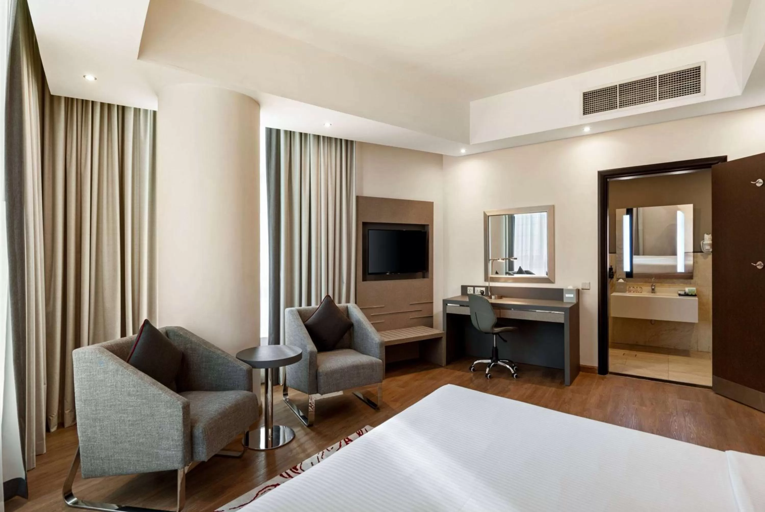 1 King Bed, Mobility Accessible Room, Walk-In Shower, Non-Smoking in Ramada by Wyndham Dubai Barsha Heights
