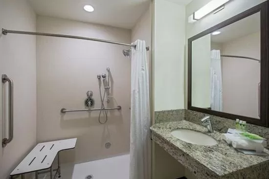 Standard King Room with Roll-In Shower - Communications Access in Holiday Inn Express Hotel & Suites Torrington by IHG