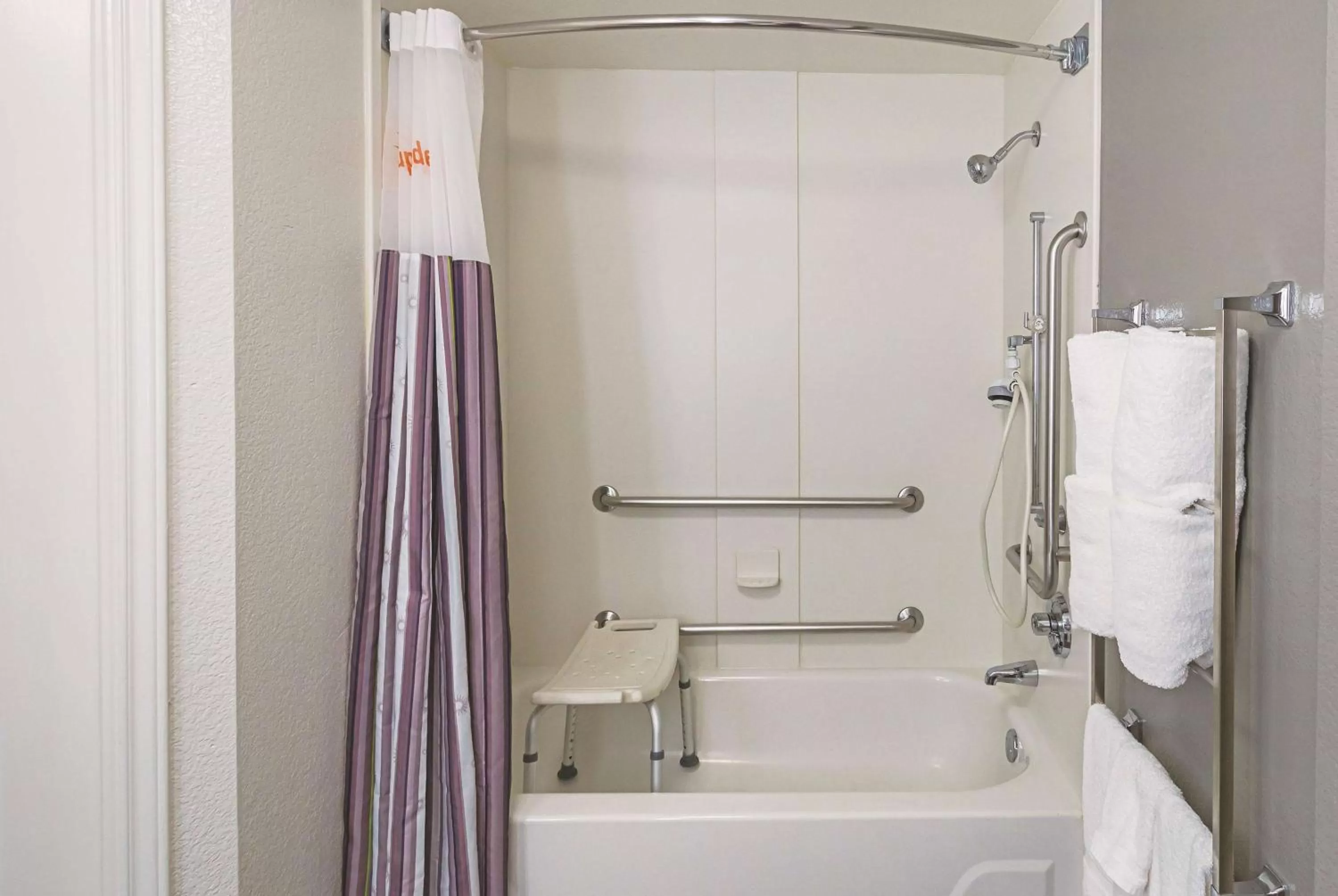 Doube Room with Two Double Beds and Roll-In Shower - Mobility/Hearing Accessible - Non-Smoking in La Quinta Inn & Suites by Wyndham University Area Chapel Hill