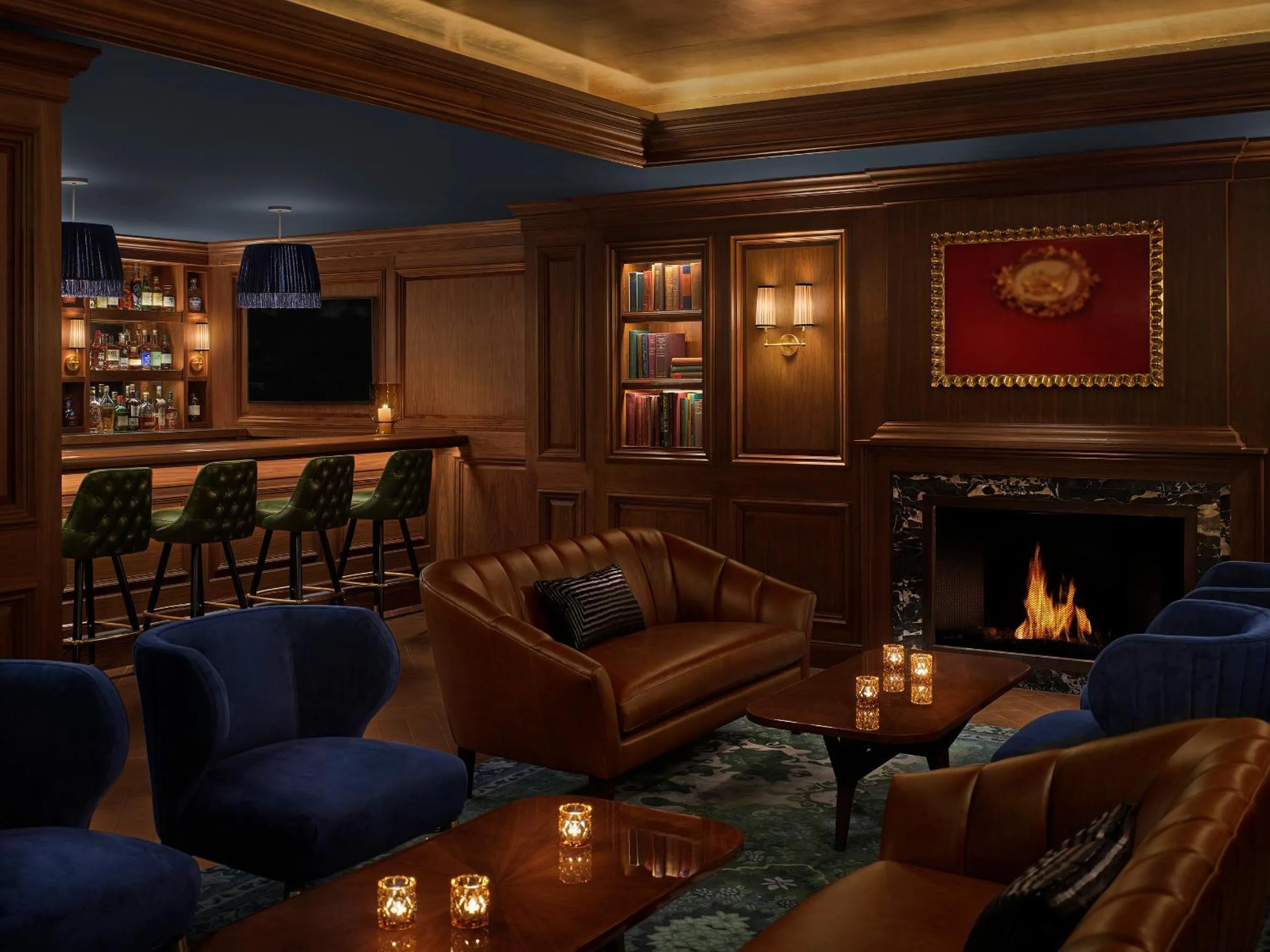 Lounge or bar in The Newbury Boston