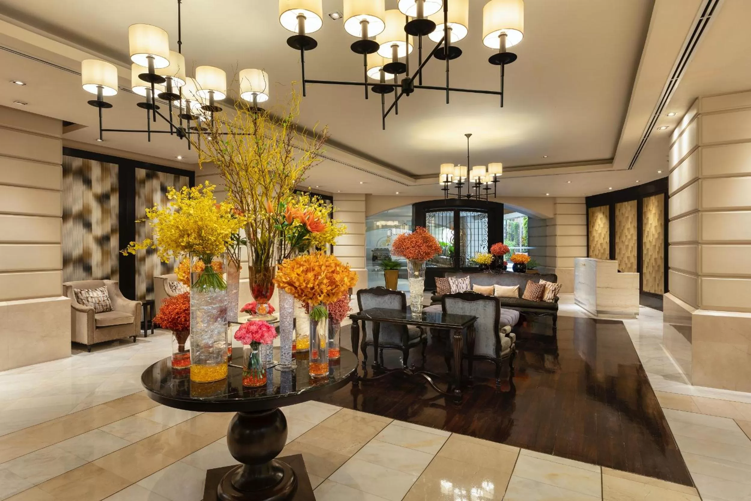 Lobby or reception in lebua at State Tower