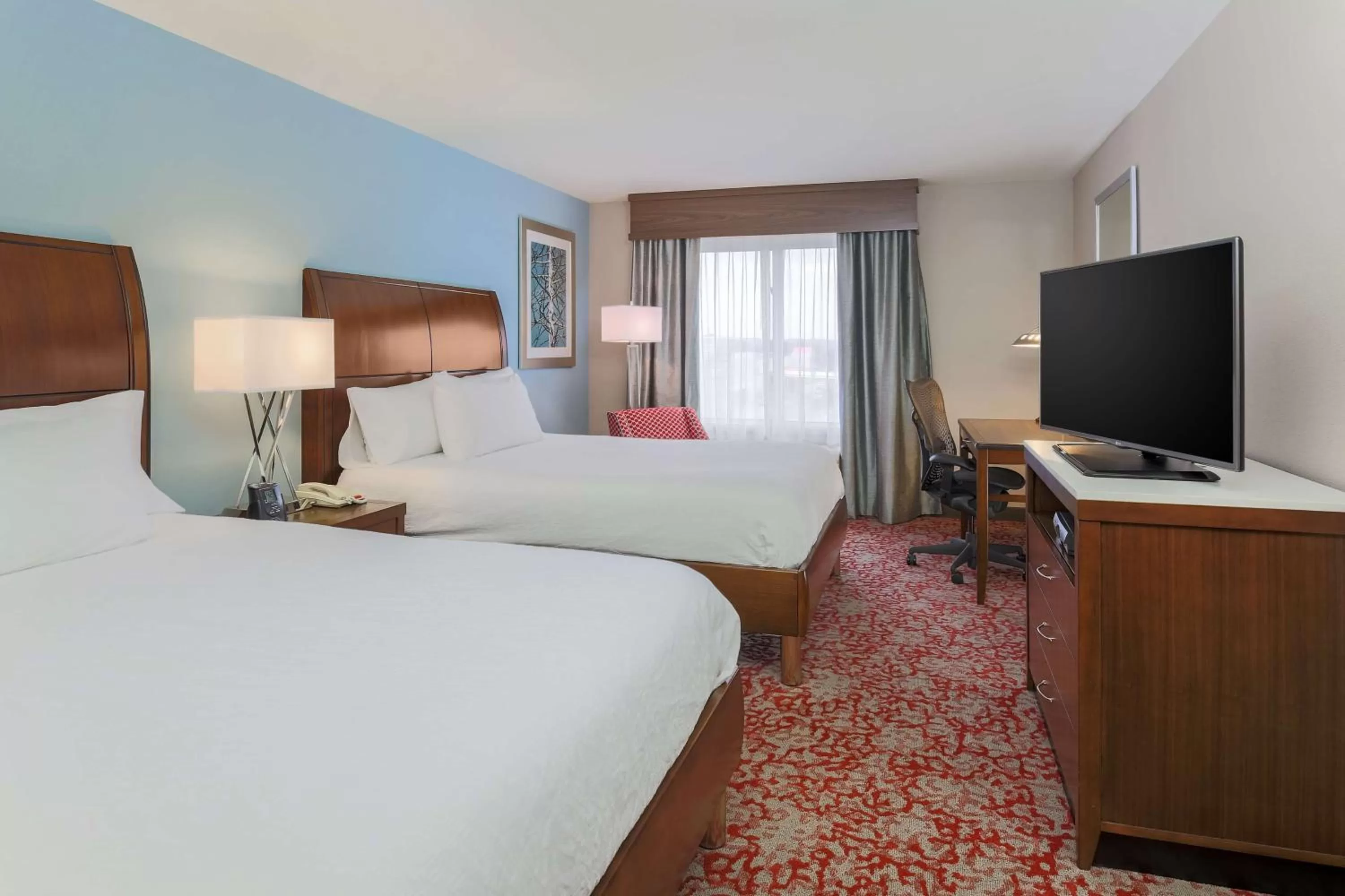 Queen Room with Two Queen Beds - Non-Smoking in Hilton Garden Inn Nanuet