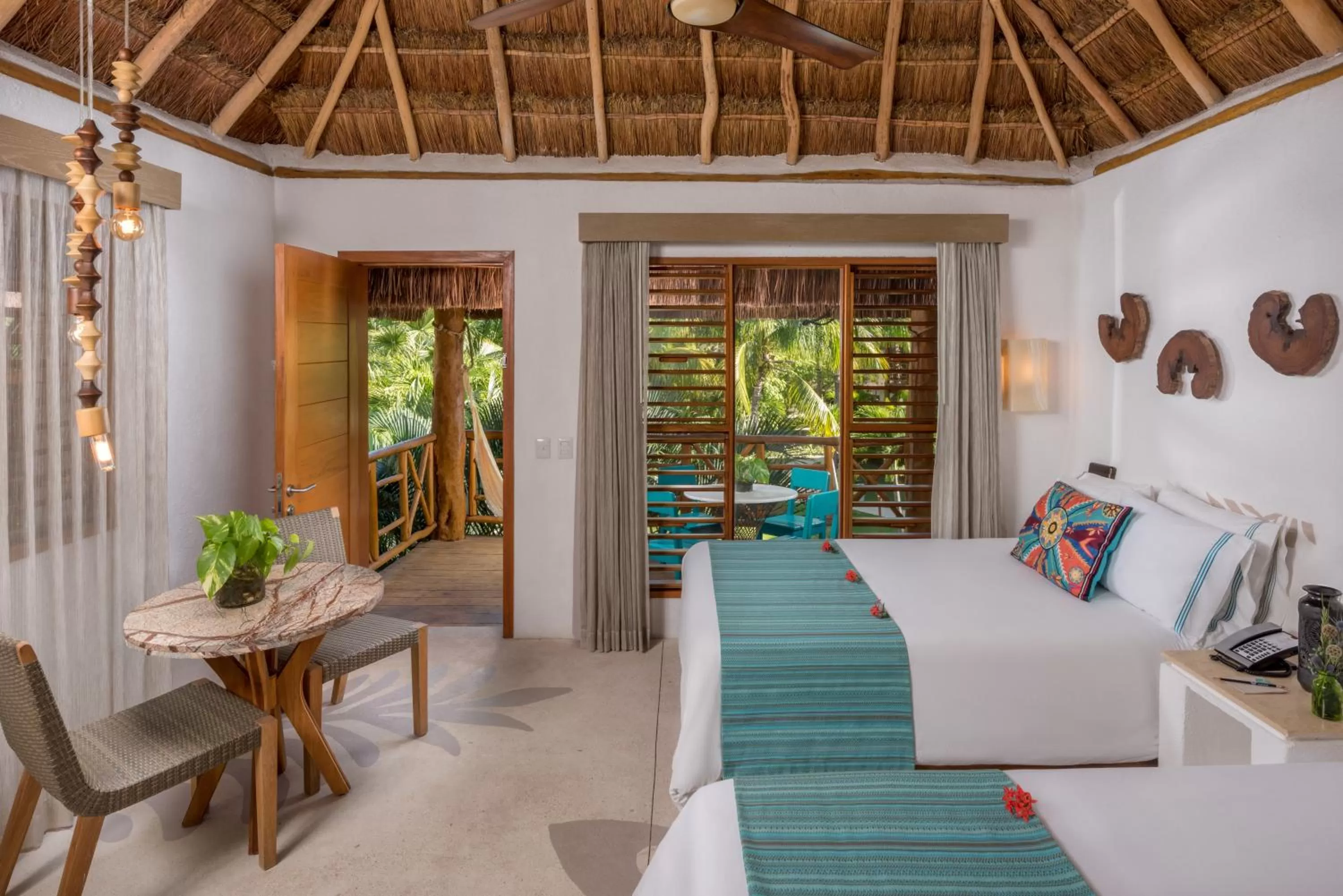 Garden View Palapa King Bed in Mahekal Beach Front Resort & Spa