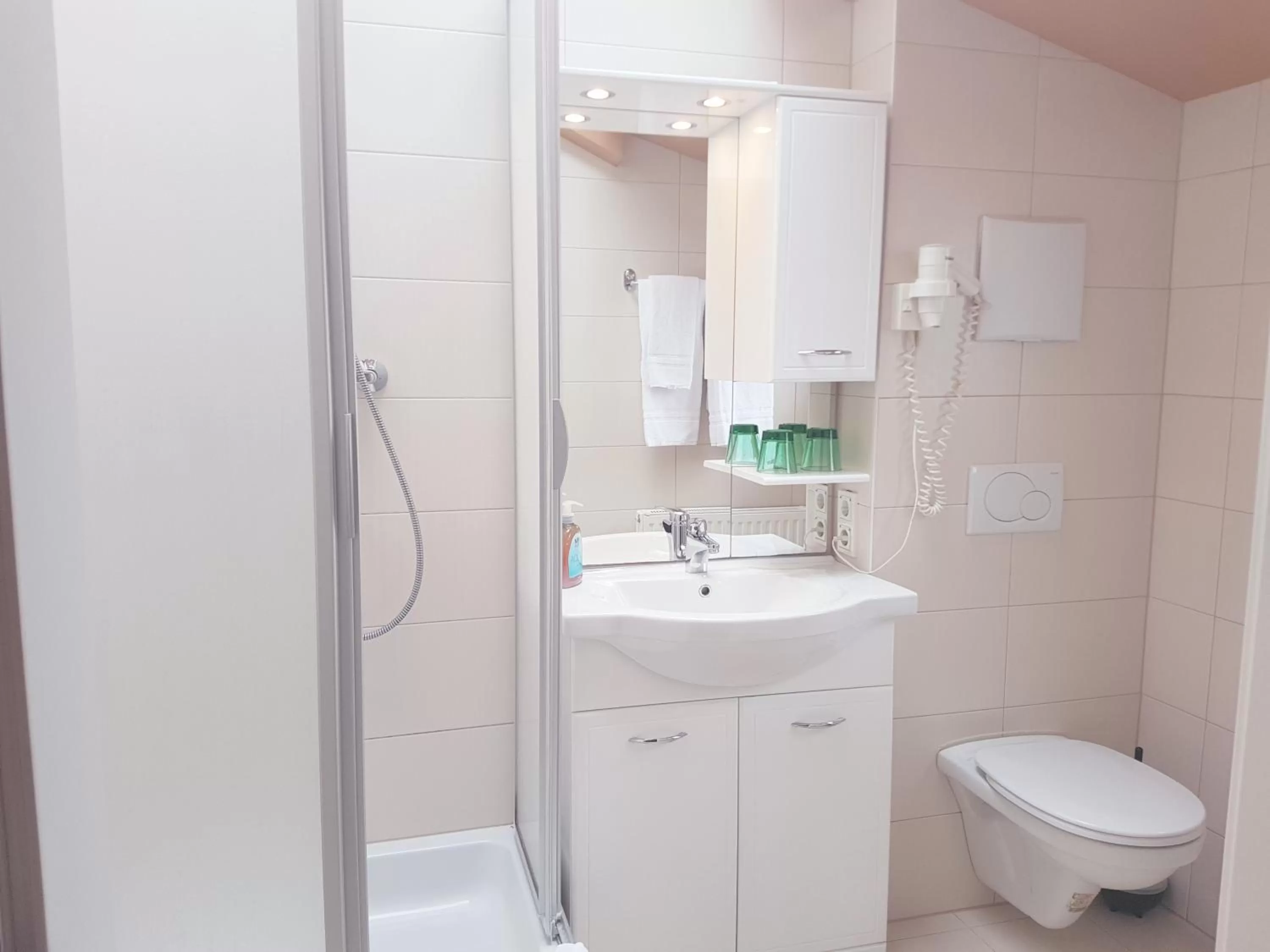 Shower in Hotel Haydn