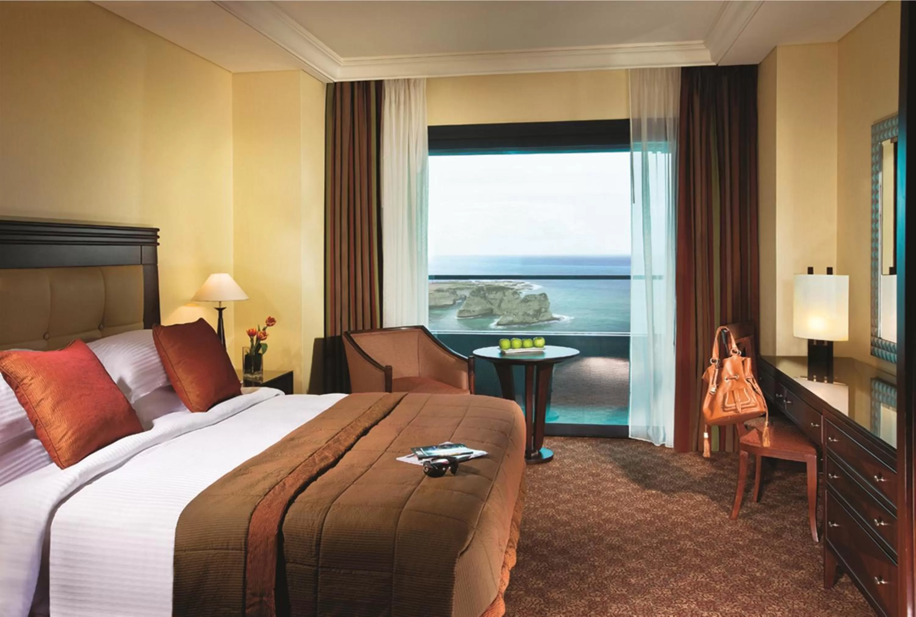 Sea Front Studio with Balcony - King Bed  in Raouche Arjaan by Rotana