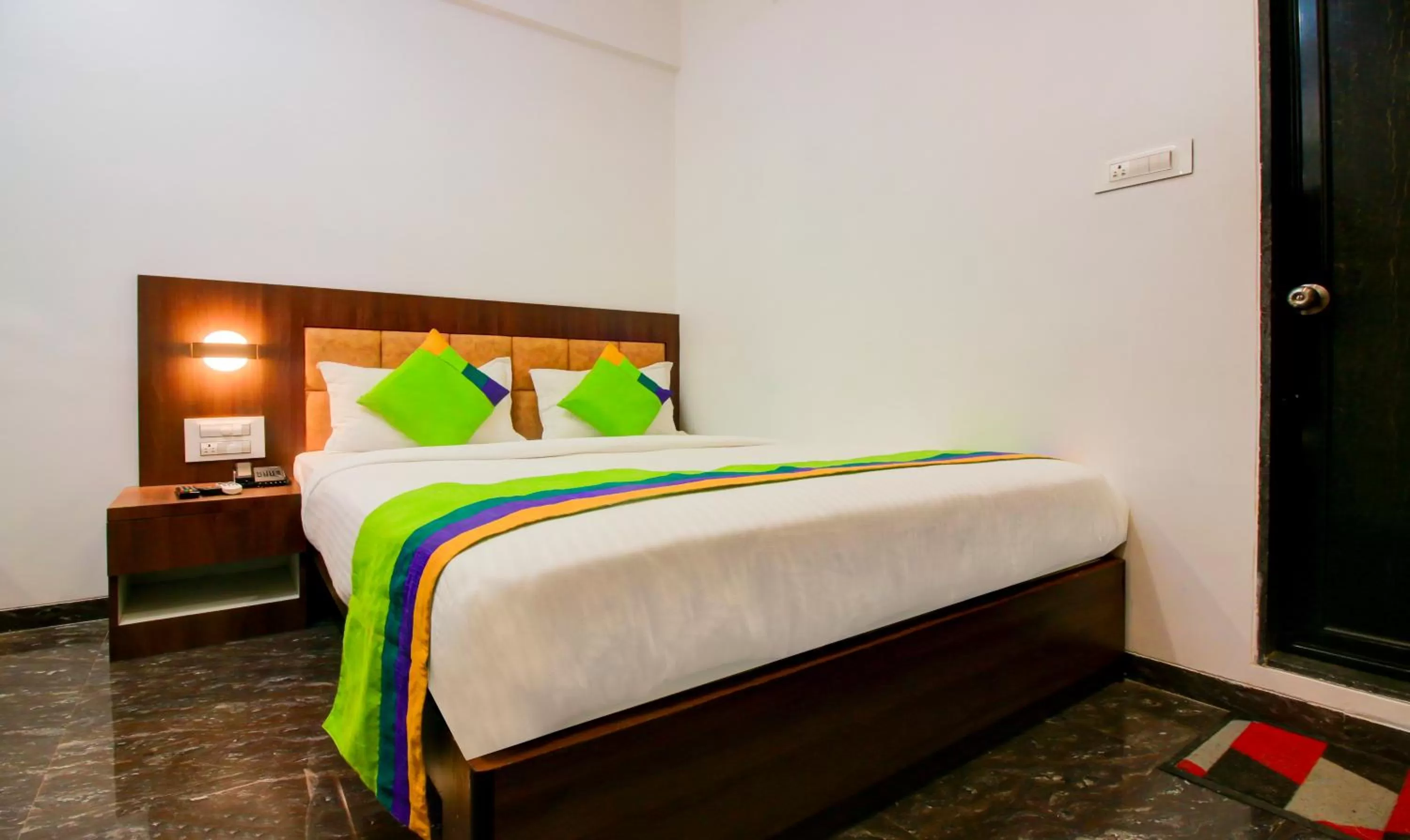 Economy Double Room - single occupancy in Treebo Arvind Residency