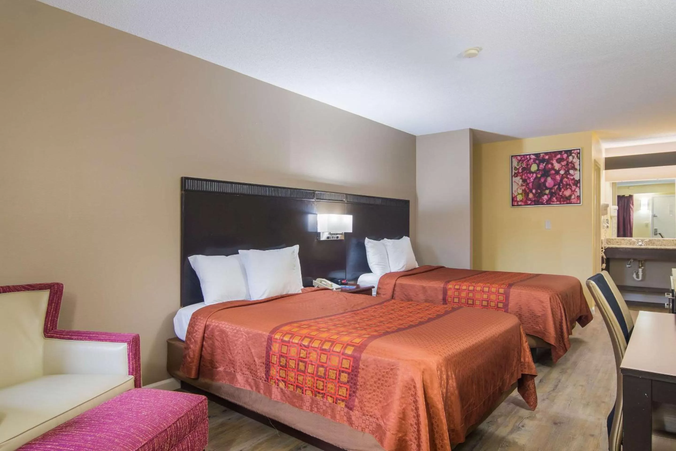 Double Room with Two Double Beds - Non-Smoking in Rodeway Inn & Suites Monroeville-Pittsburgh