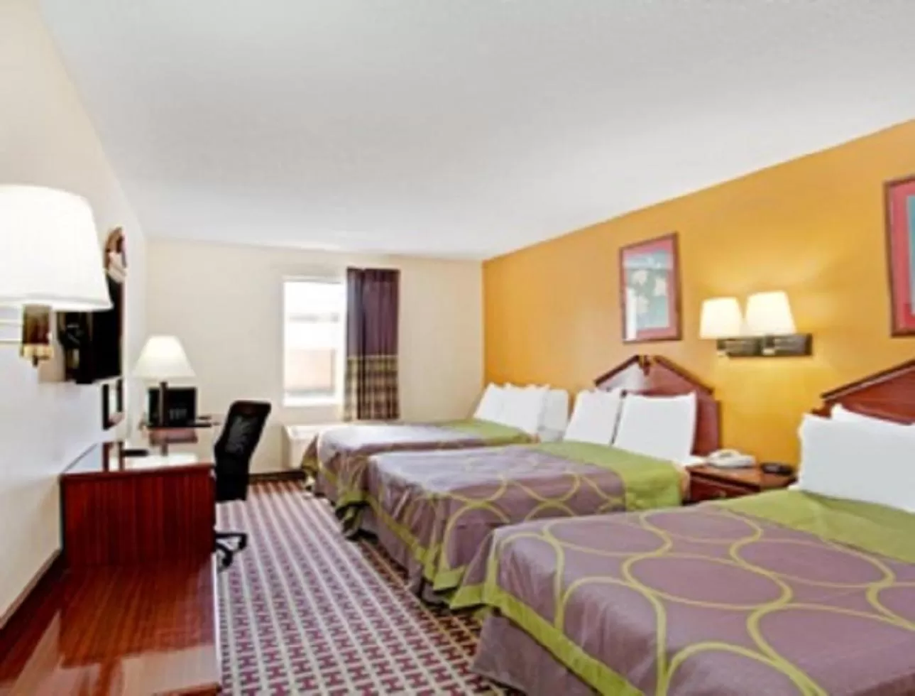 Superior Double Room with Three Double Beds - Non-Smoking in Super 8 by Wyndham Forrest City AR