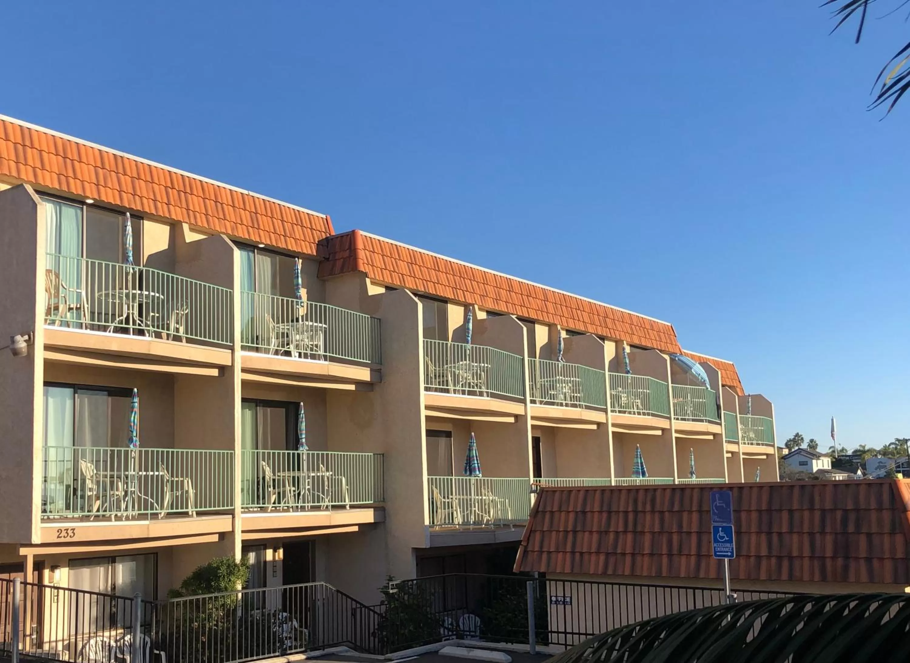 Property building in Moonlight Beach Motel