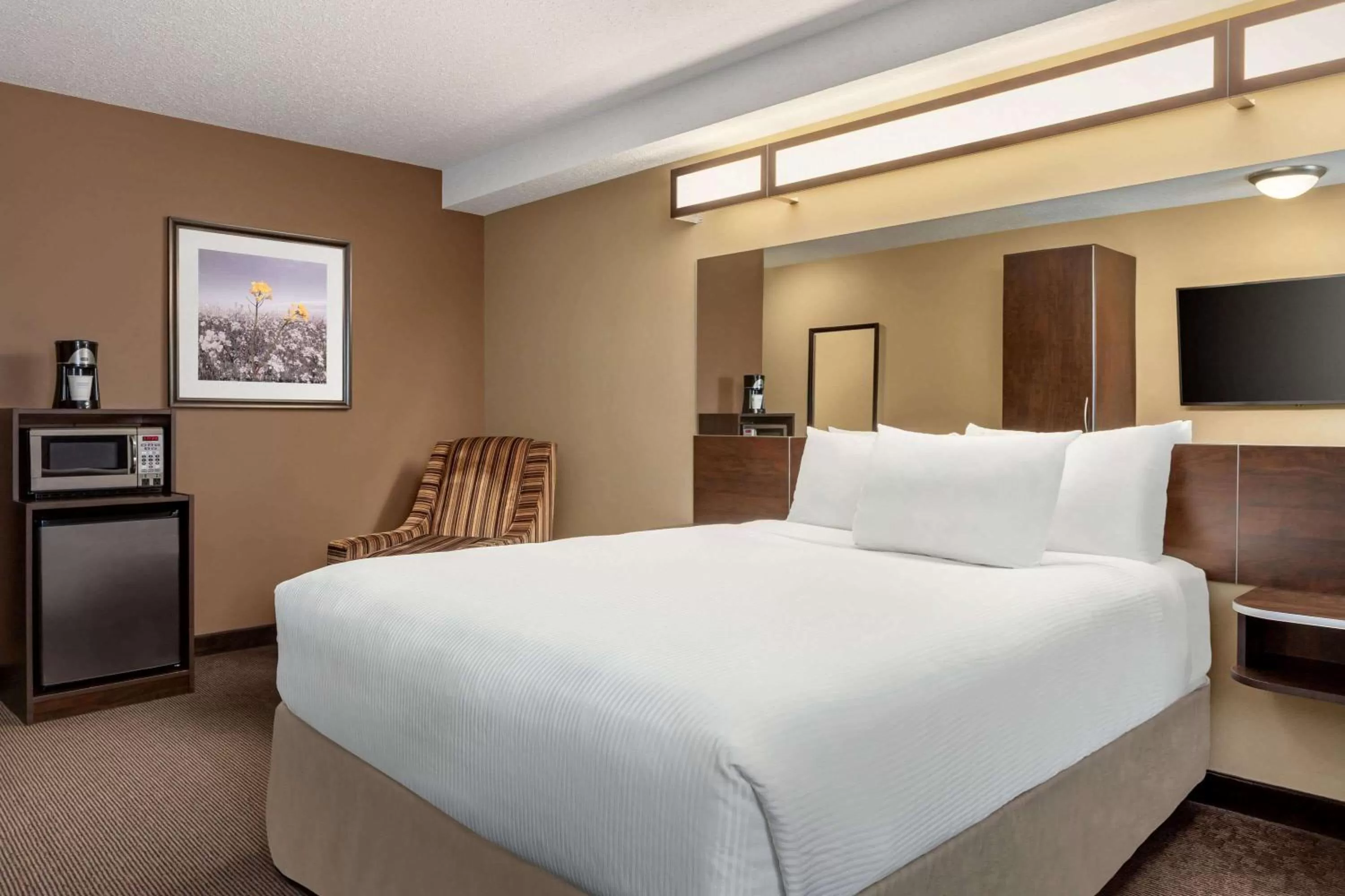Queen Room with Roll-In Shower - Mobility Accessible/Non-Smoking in Microtel Inn & Suites by Wyndham Estevan