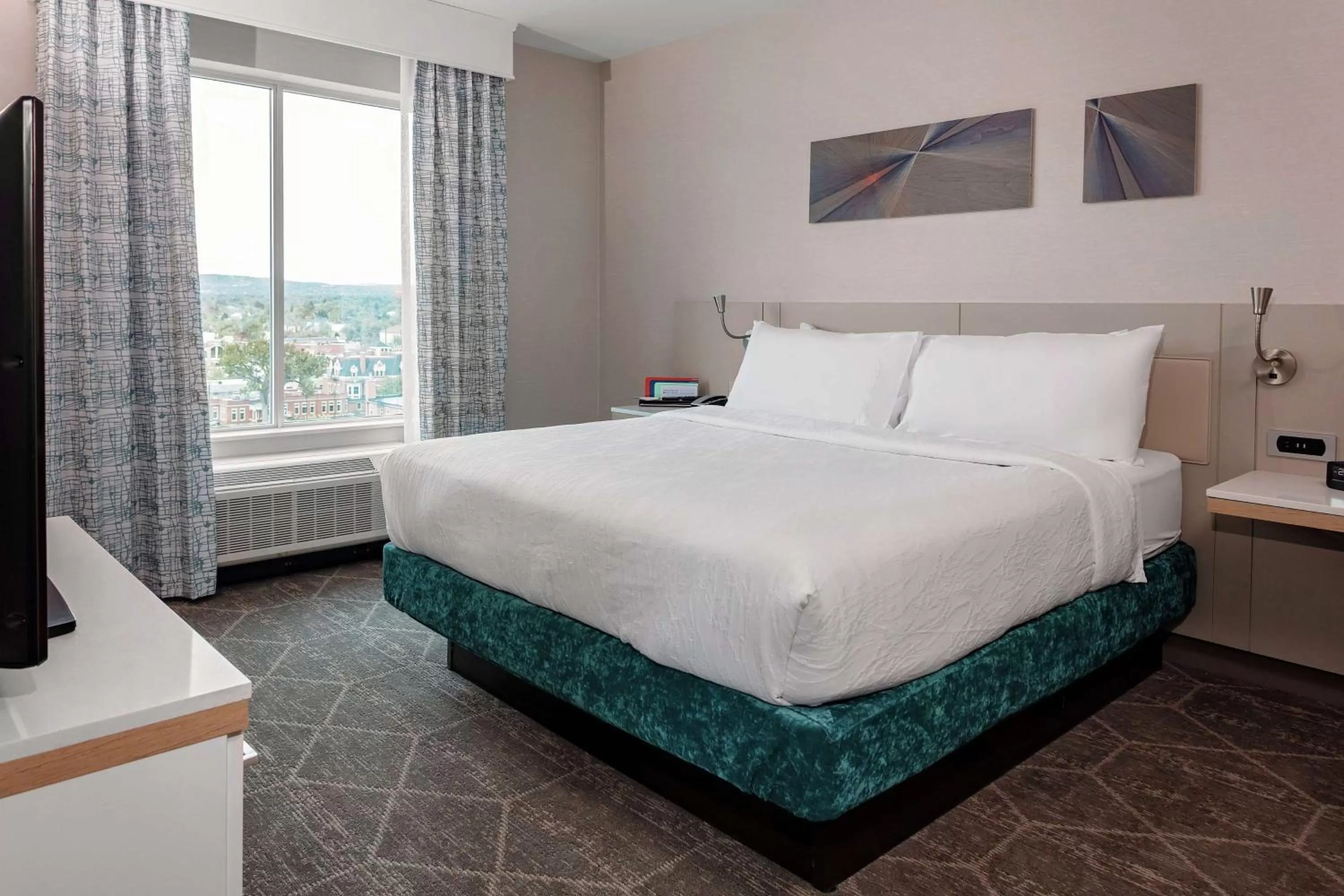 King Room with Mountain View in Hilton Garden Inn Colorado Springs Downtown, Co