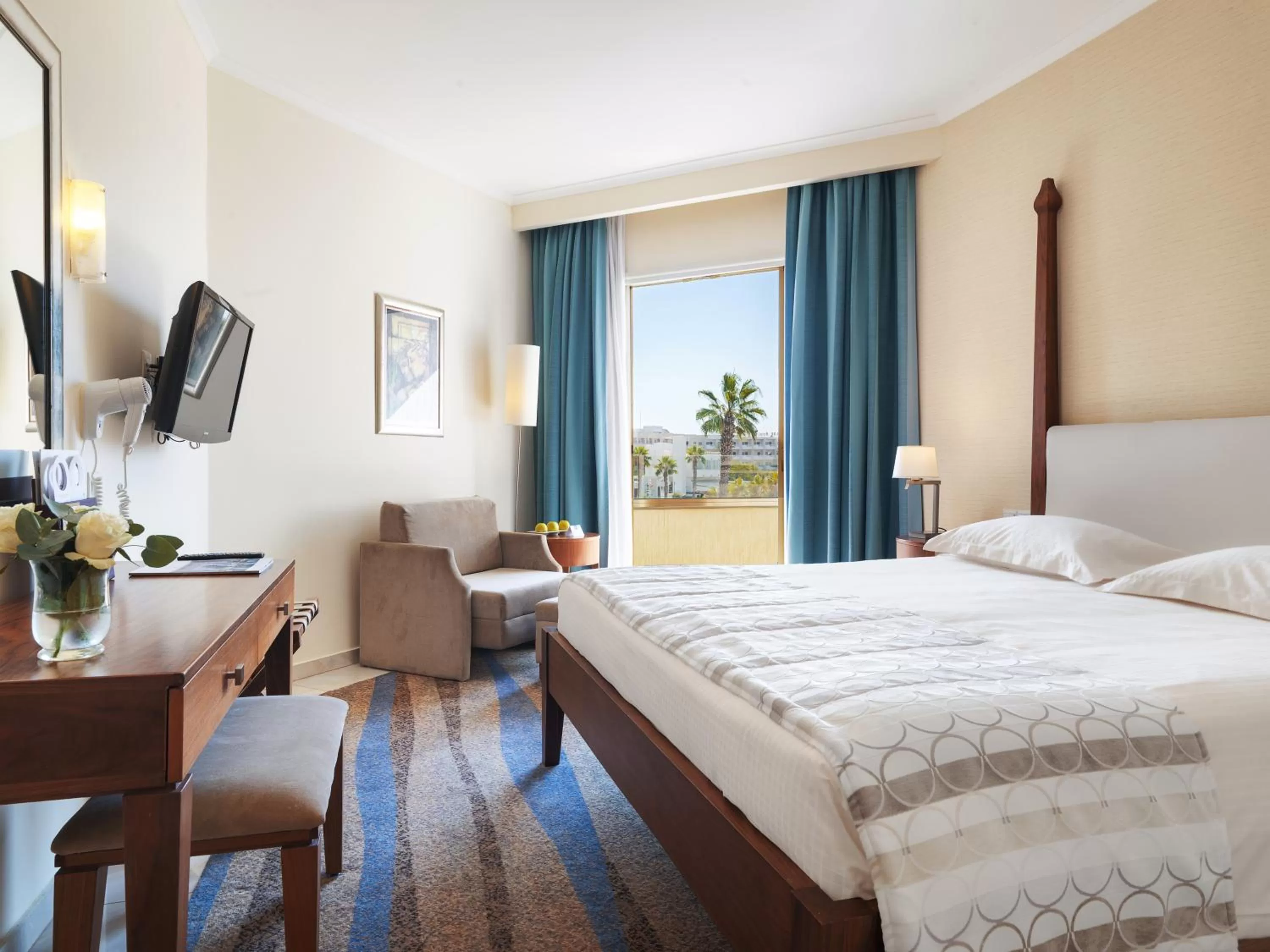 Deluxe Double or Twin Room with Side Sea View in Alexander The Great Beach Hotel