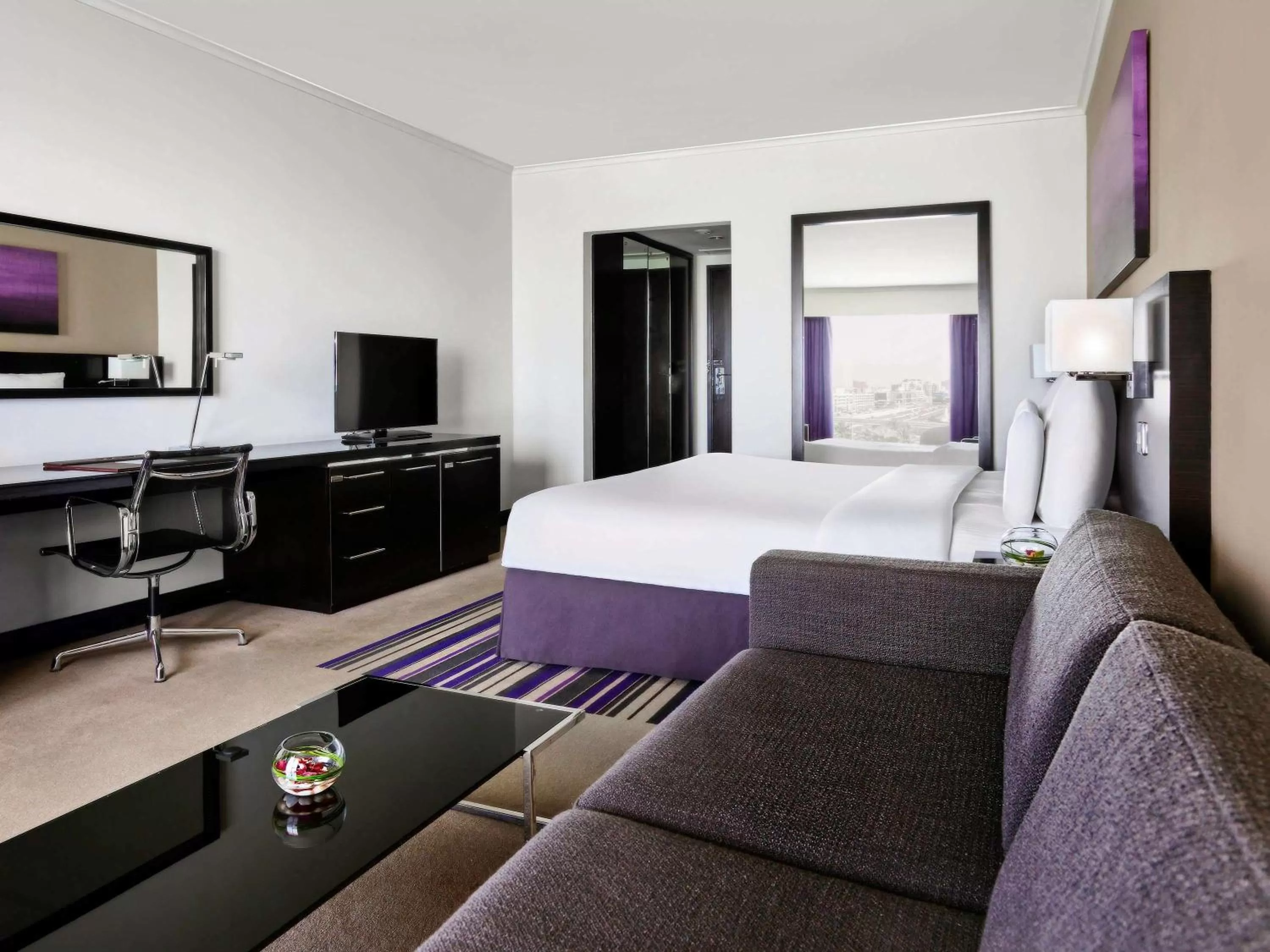 Family Room with sofa bed in Pullman Dubai Creek City Centre