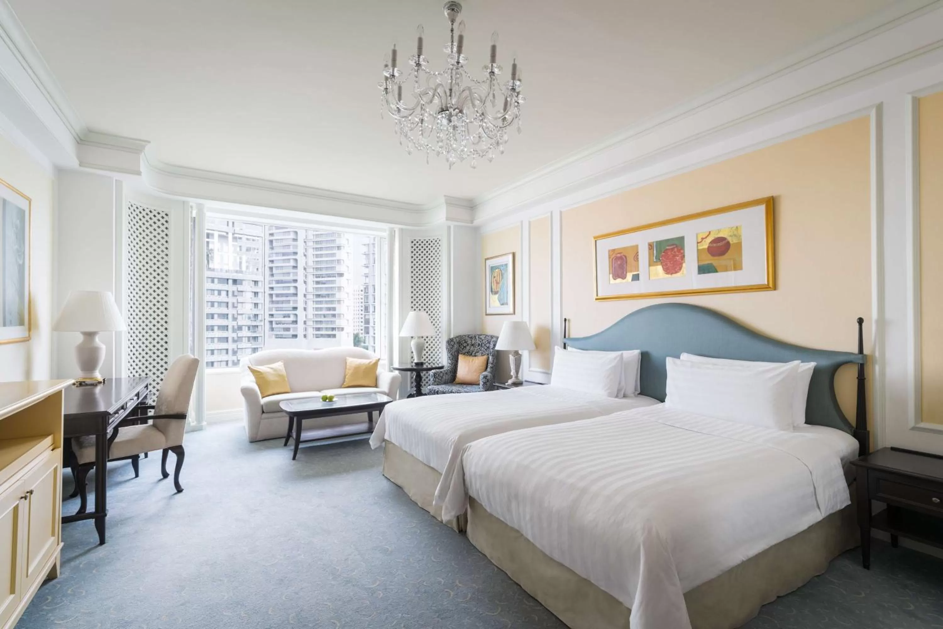 Valley Wing Deluxe Twin, Lounge Access in Shangri-La Singapore