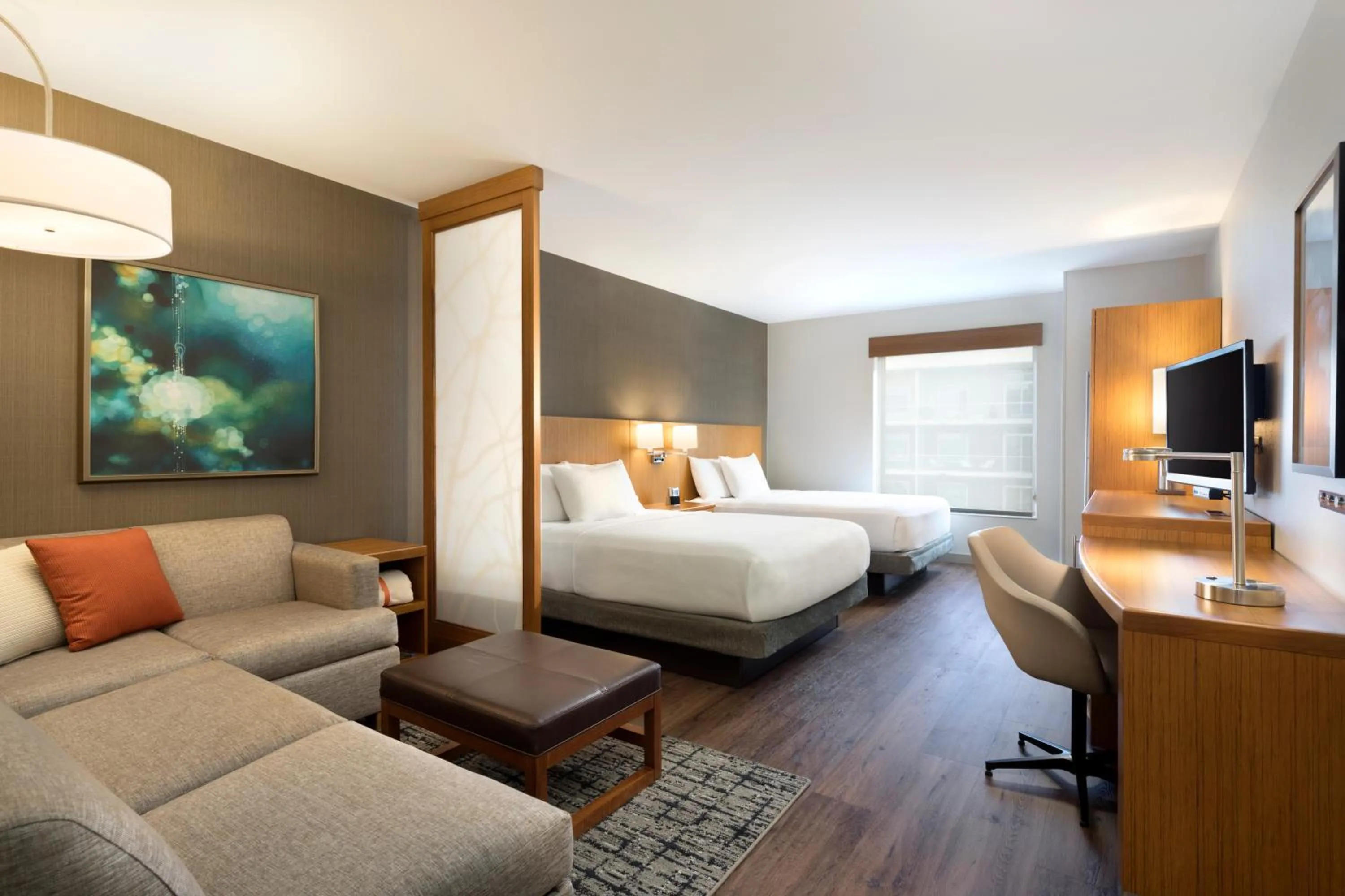 Queen Room with Two Queen Beds and Sofa Bed in Hyatt Place Austin Downtown