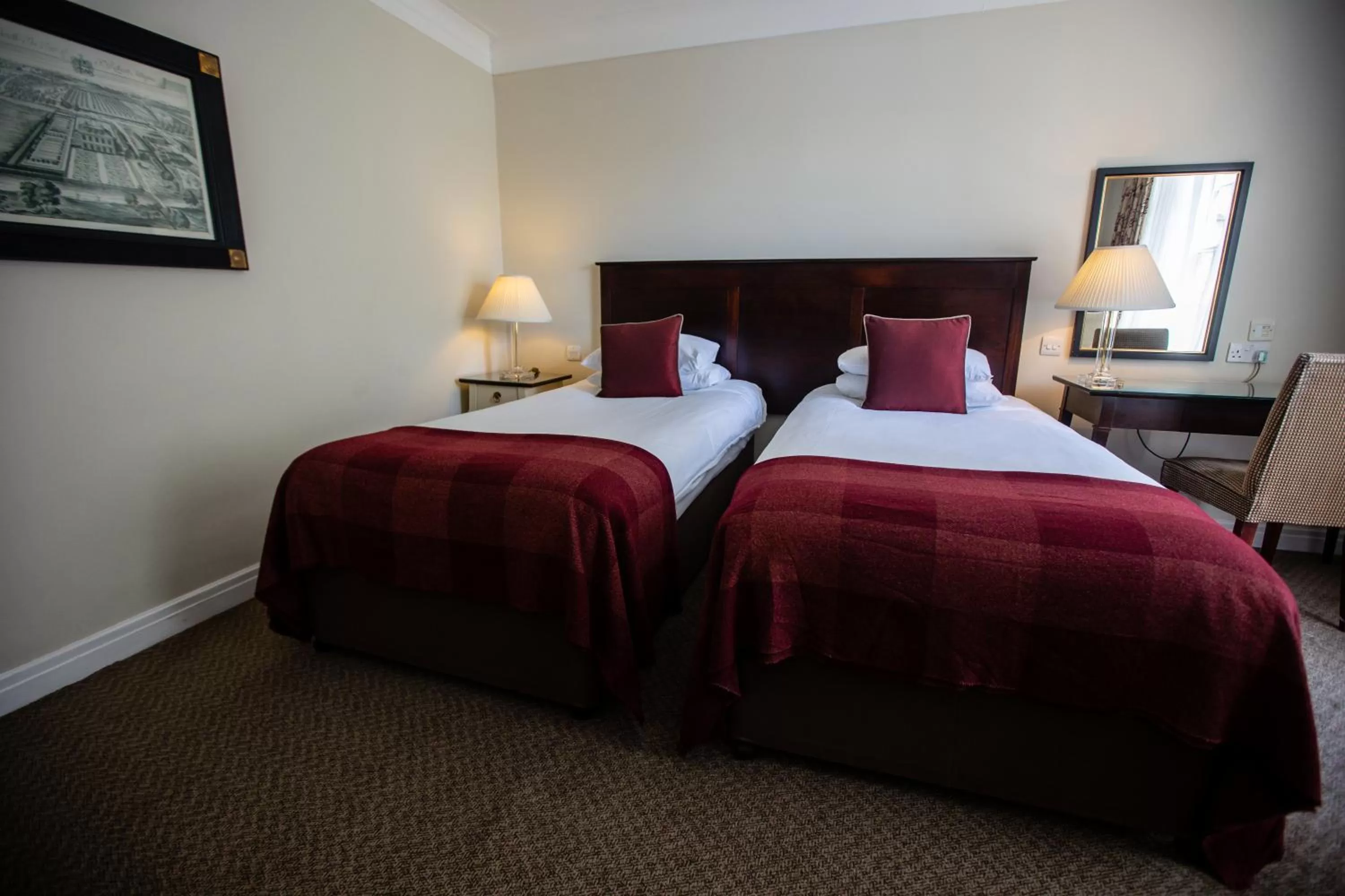 Standard Twin room in Albrighton Hall Hotel and Spa, a member of Radisson Individuals