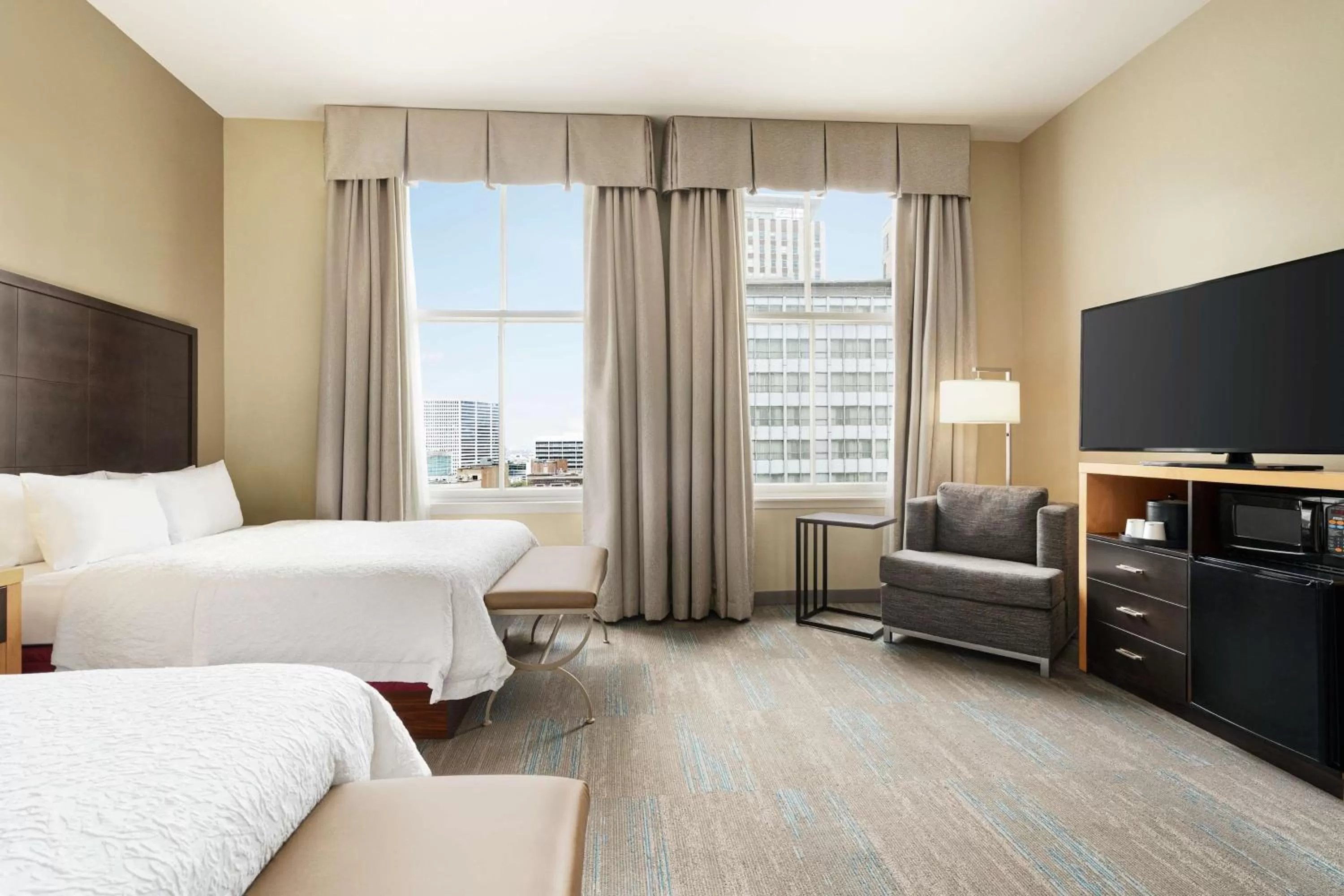 Room with Two Queen Beds - Non-Smoking in Hampton Inn Downtown / French Quarter Area