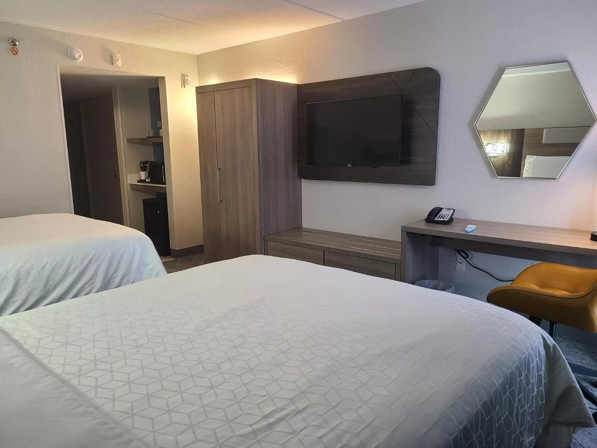Standard Queen Room with Two Queen Beds - Communications and Mobility Accessible in Holiday Inn Express Fort Lauderdale North - Executive Airport by IHG