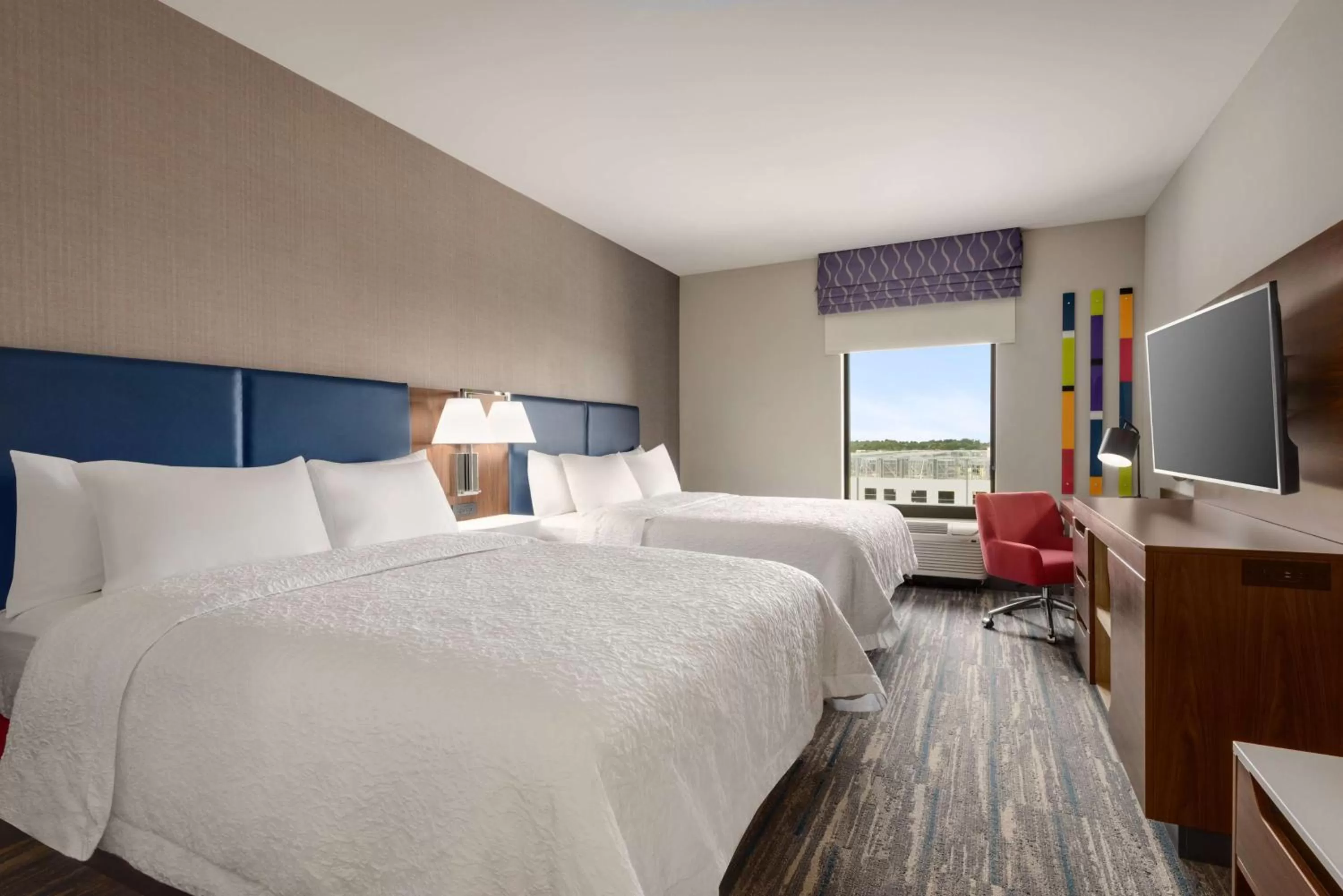 Queen Room with Two Queen Beds - Non-Smoking in Hampton Inn & Suites Norman-Conference Center Area, Ok