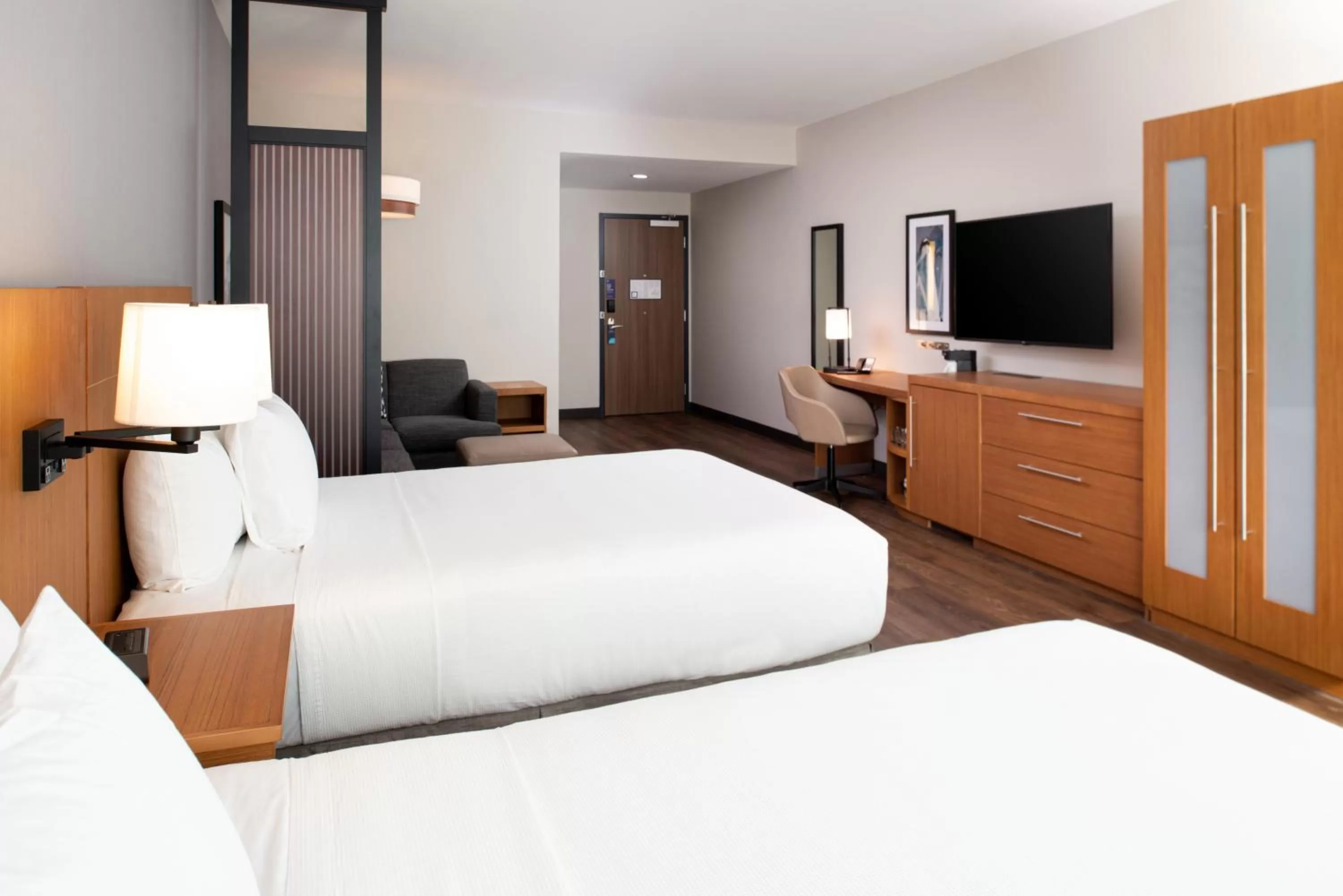 Queen Room with Two Queen Beds and Roll-In Shower - Disability Access in Hyatt Place Dallas/Rockwall