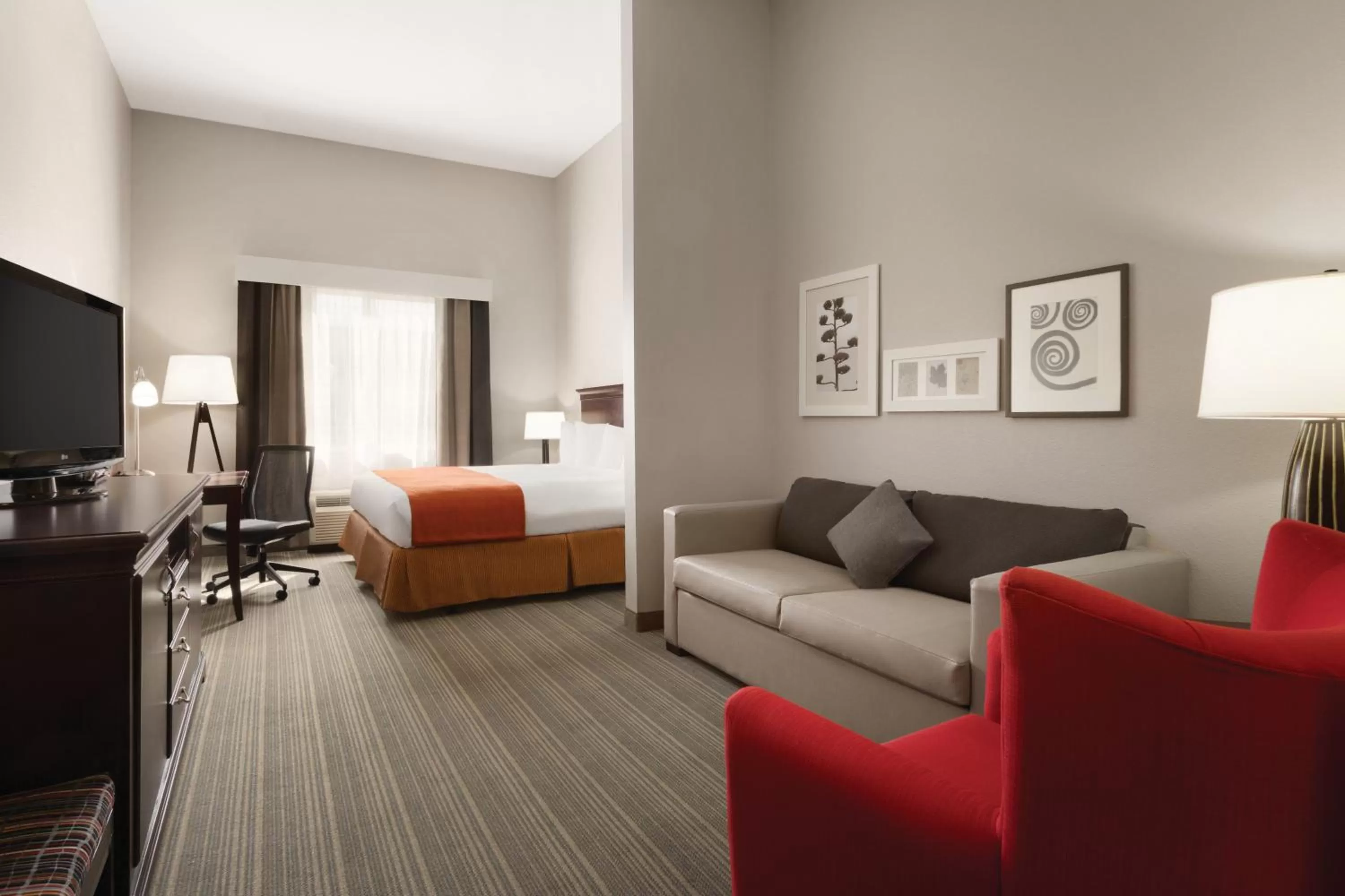 King Studio with Sofa Bed - Non-Smoking in Country Inn & Suites by Radisson, St Petersburg - Clearwater, FL