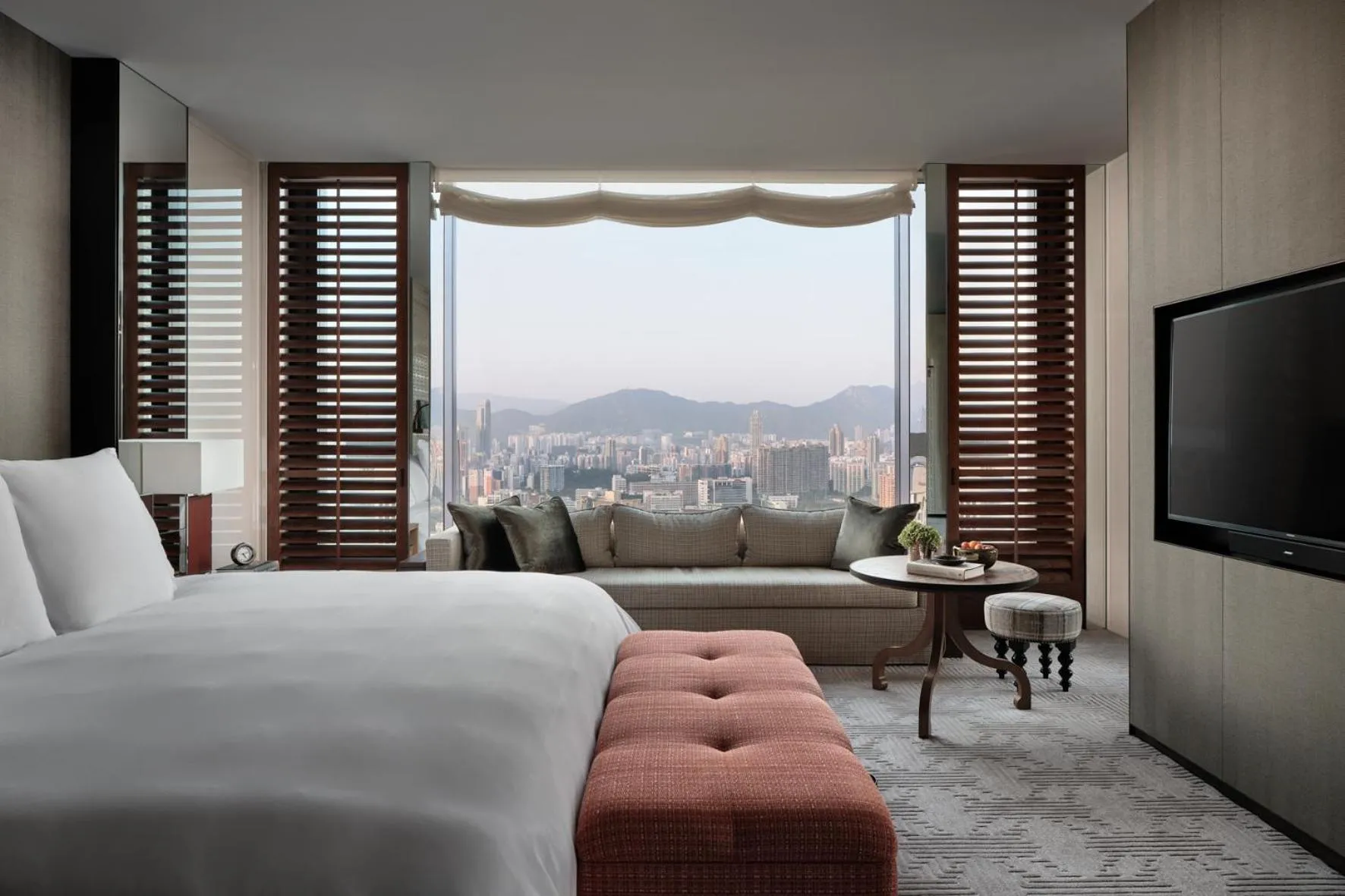 King Suite with Kowloon Peak View in Rosewood Hong Kong