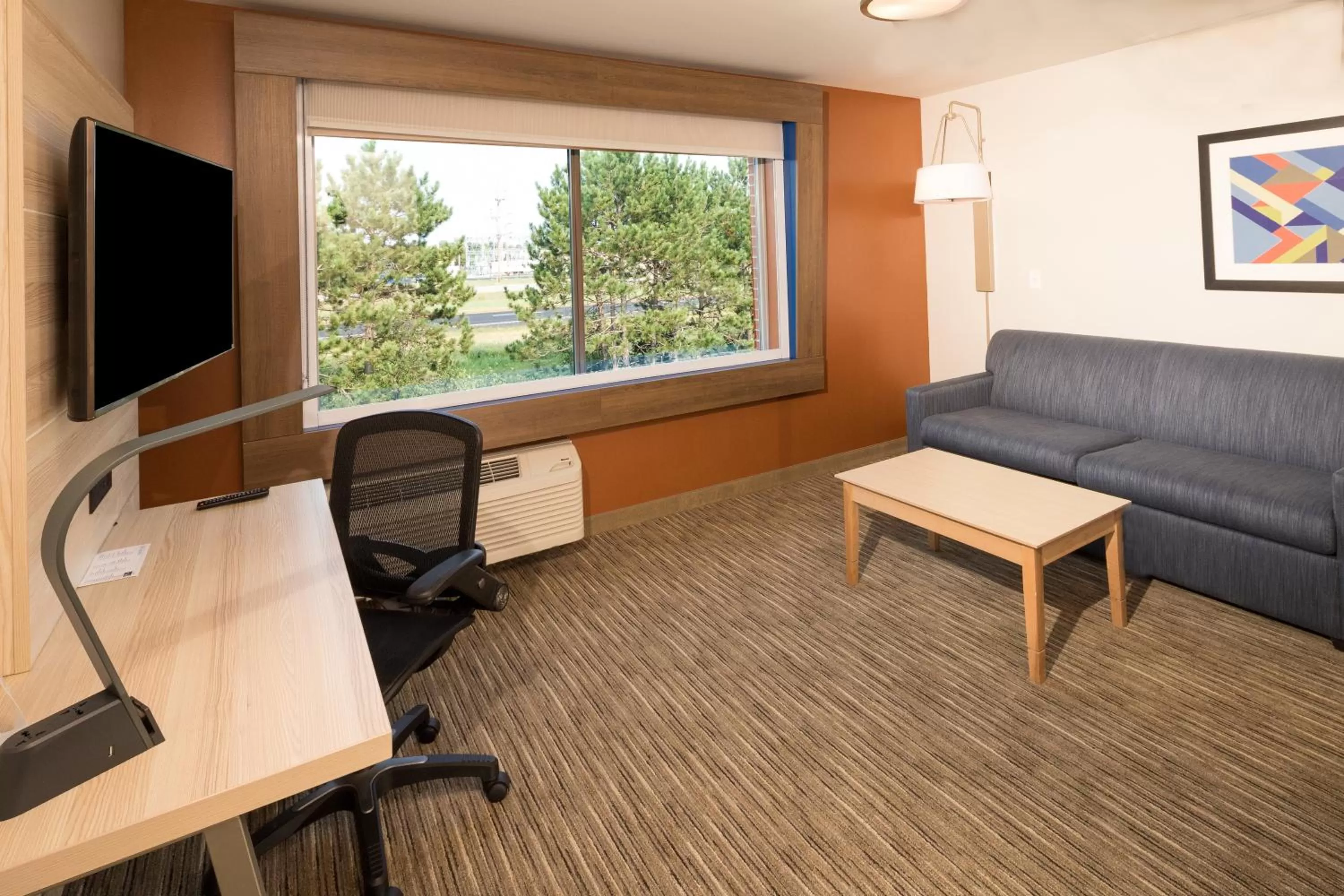 King Suite with Sofa Bed - Communication Accessible in Holiday Inn Express & Suites - Auburn by IHG