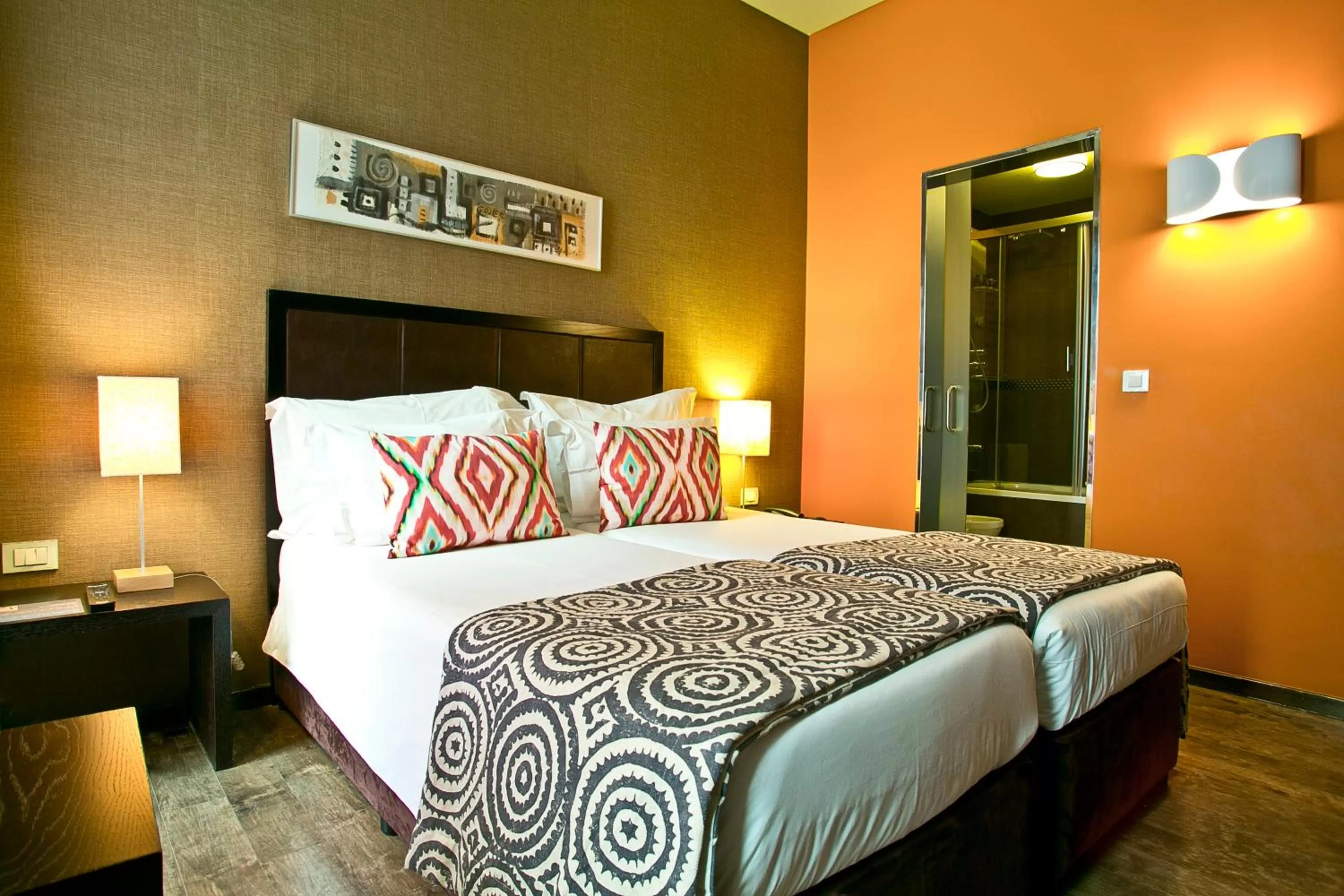 Standard Double or Twin Room with Interior view in Internacional Design Hotel