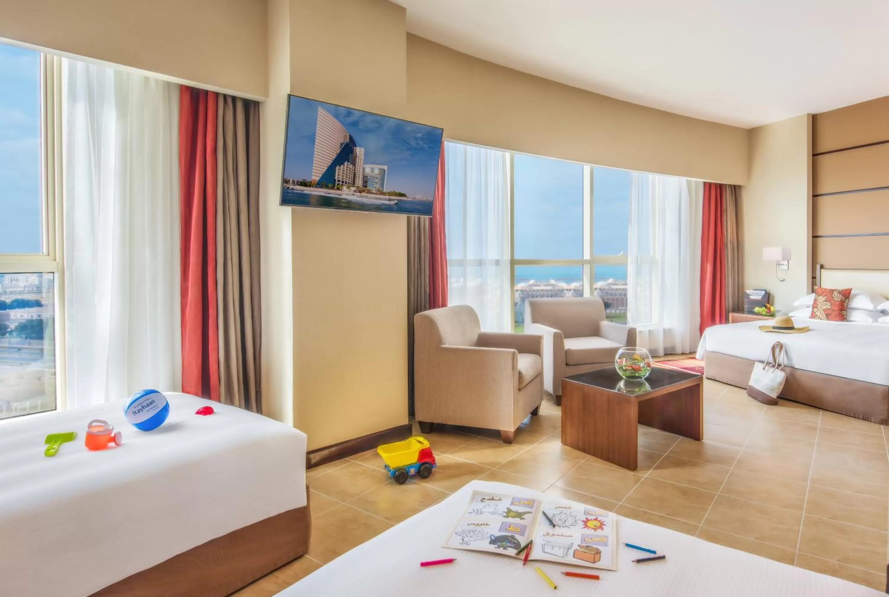Family Room with Kitchnette and Balcony - single occupancy in Khalidiya Palace Rayhaan by Rotana, Abu Dhabi
