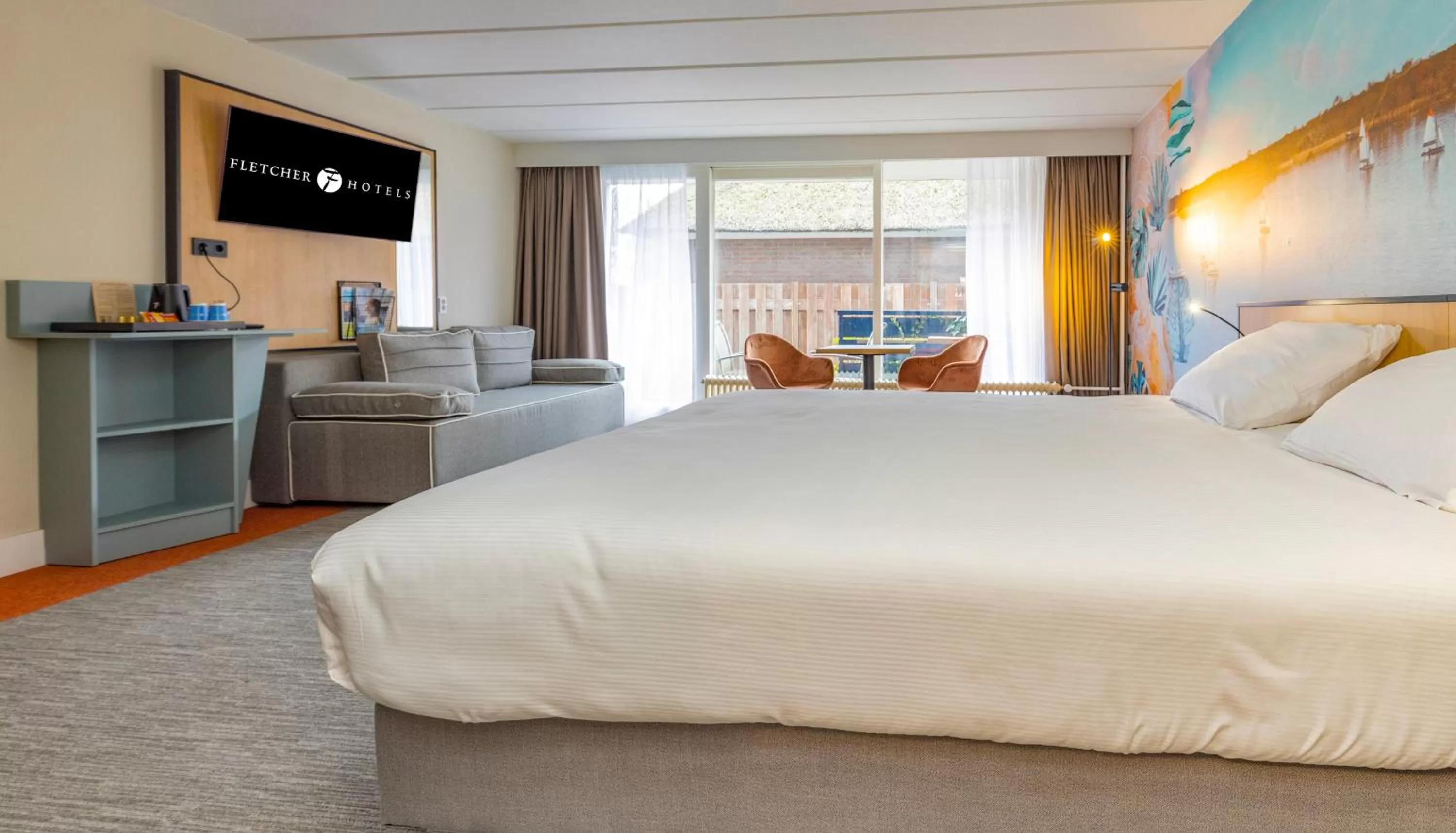 Executive room with terrace and view in Fletcher Hotel Restaurant Loosdrecht-Amsterdam