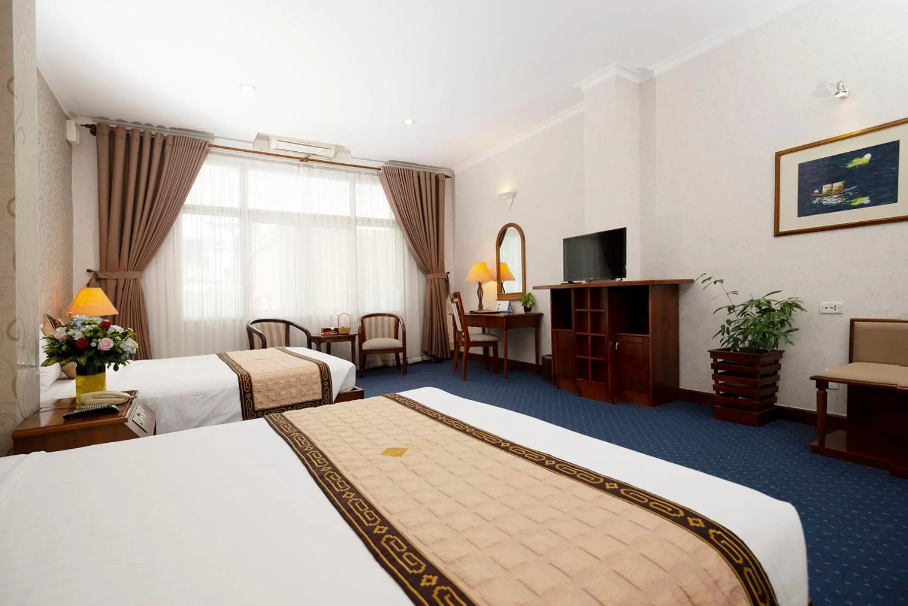 Superior Twin Room with City View in Grand Hotel Vung Tau
