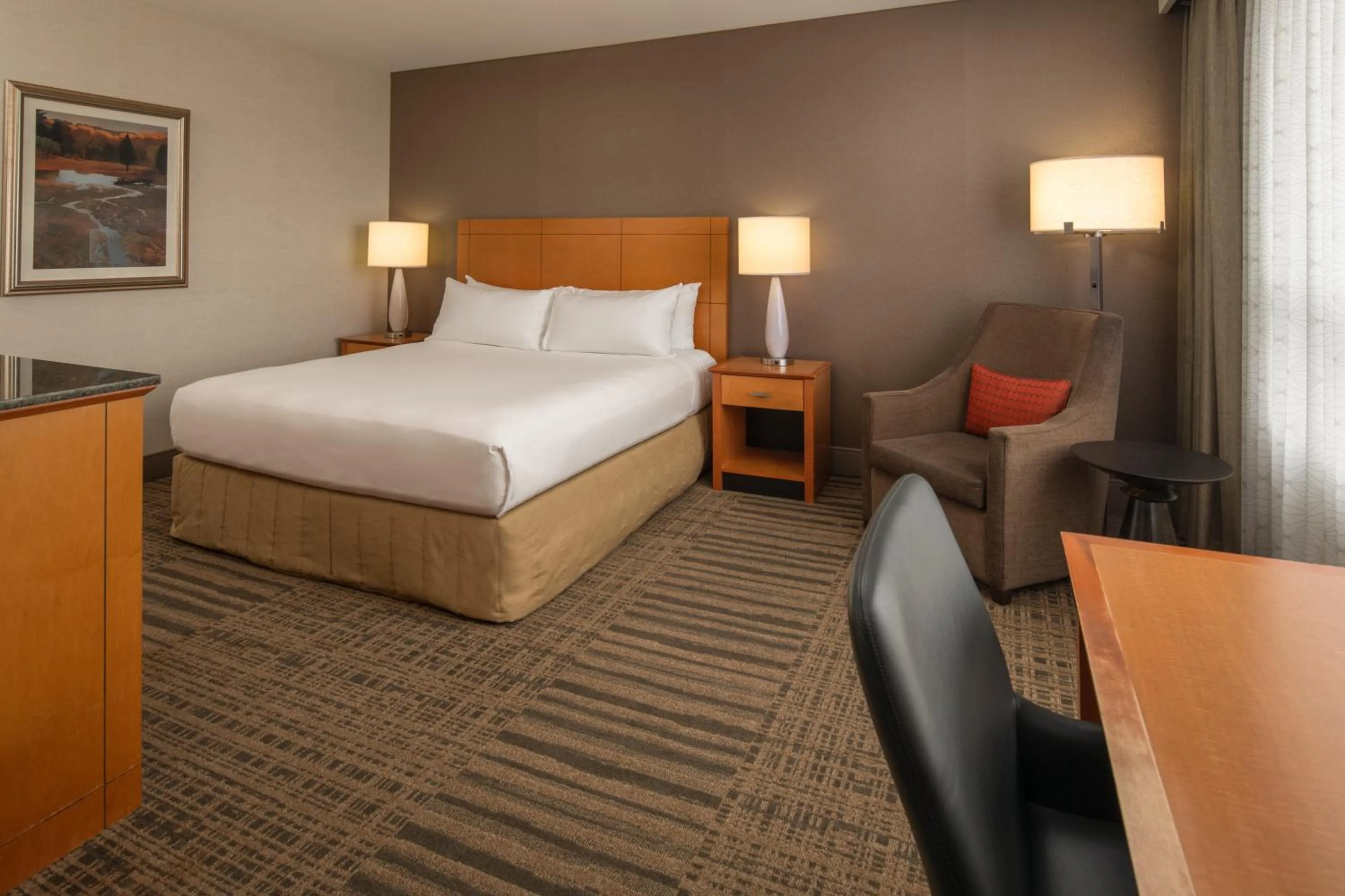 King Room with Accessible Tub - Mobility and Hearing Access in Hilton Vancouver Washington