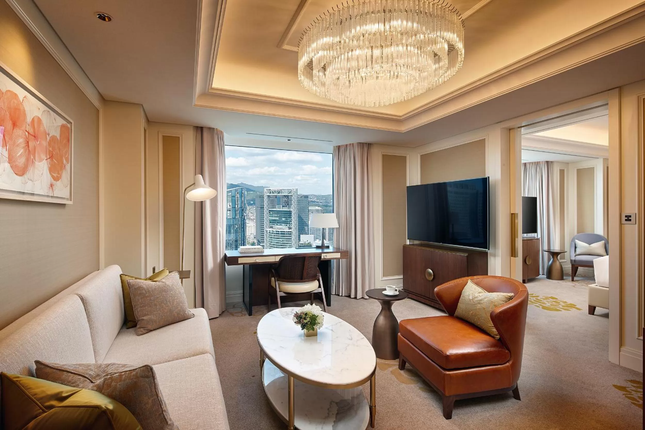 Executive Junior Suite Twin Room – La Cime Access Included in Lotte Hotel Seoul Executive Tower