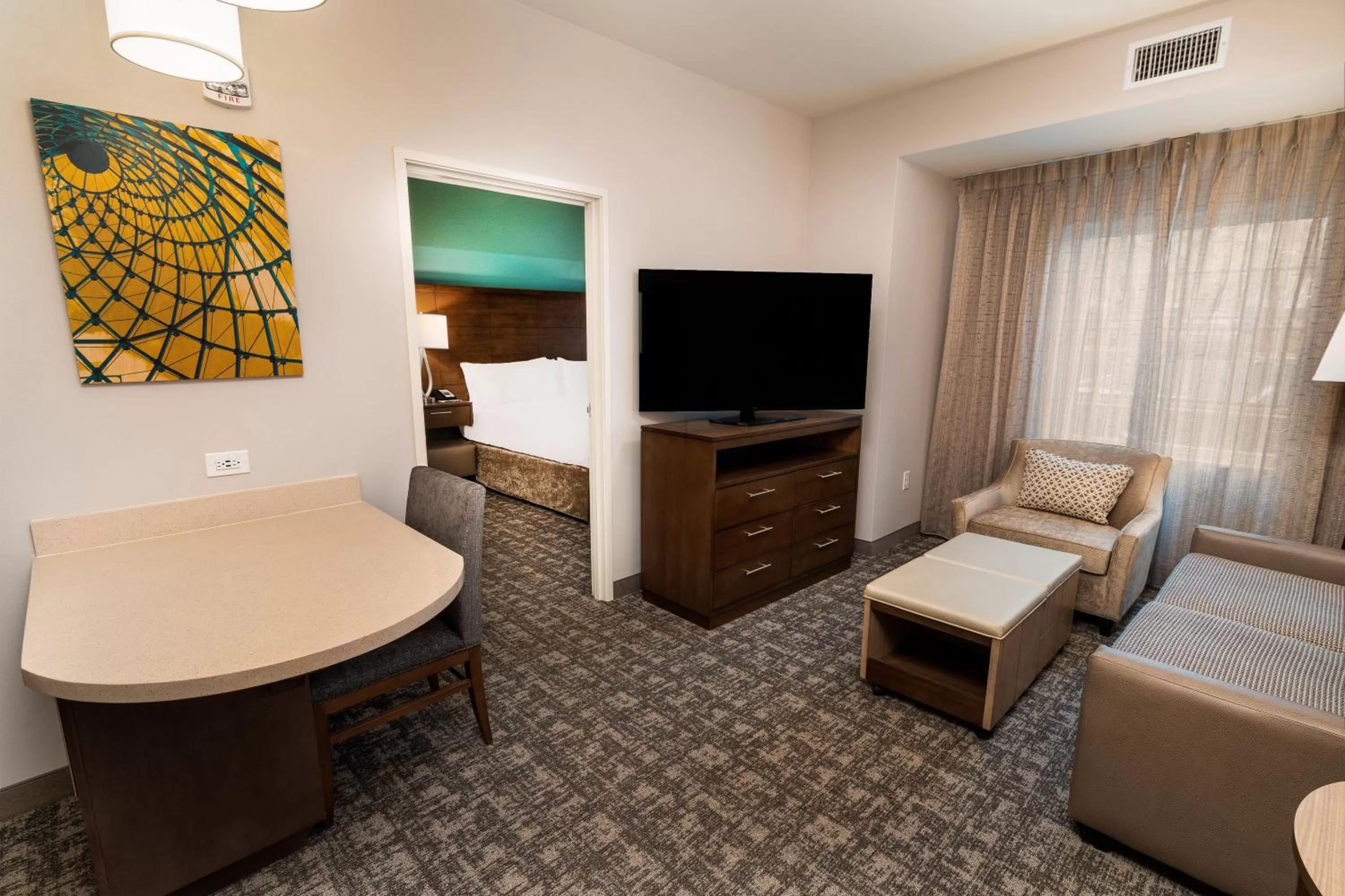One-Bedroom King Suite with Communications Accessible Roll-In Shower in Staybridge Suites - Washington DC East - Largo by IHG