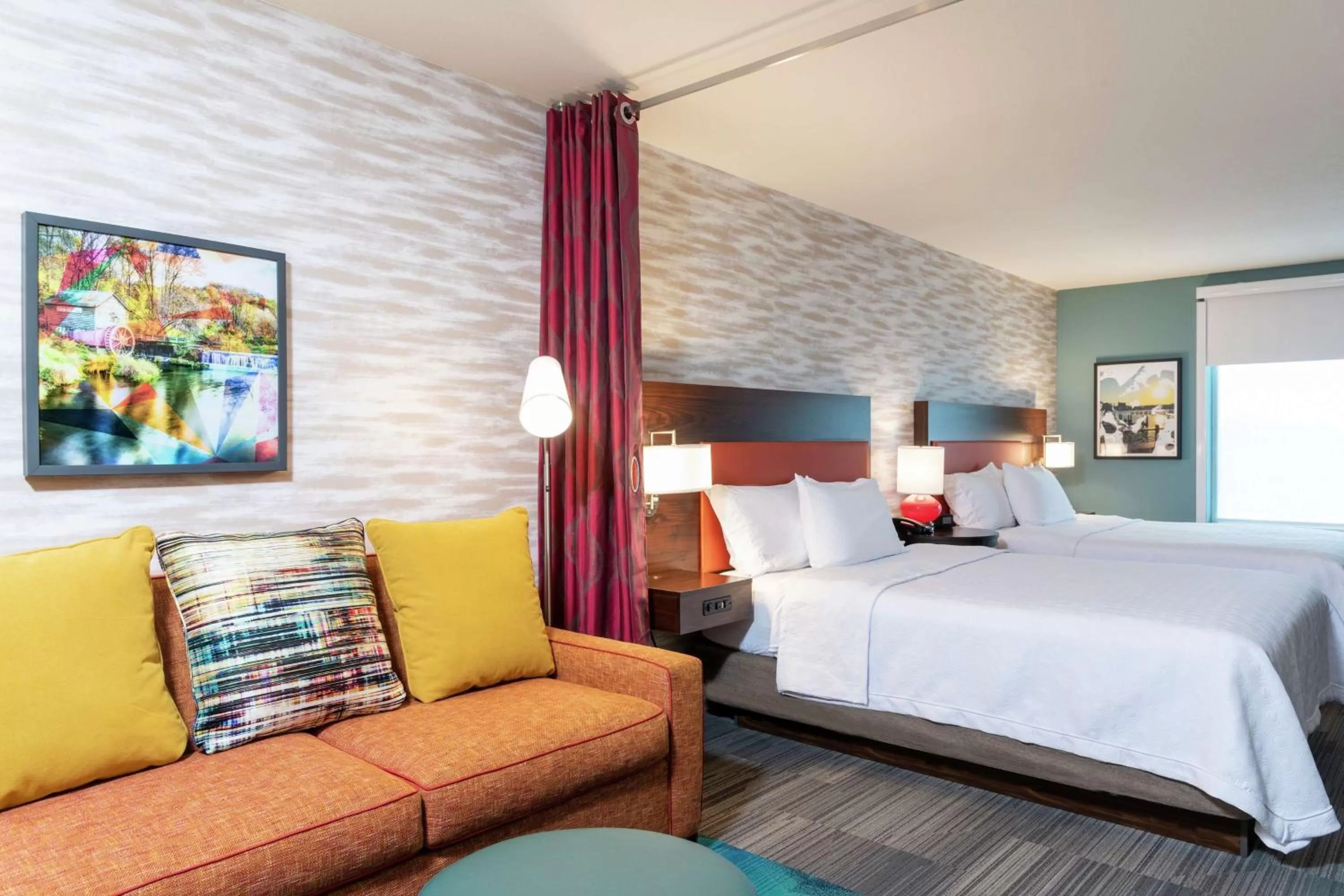 Queen Studio with Two Queen Beds - Non-Smoking in Home2 Suites By Hilton Appleton, Wi