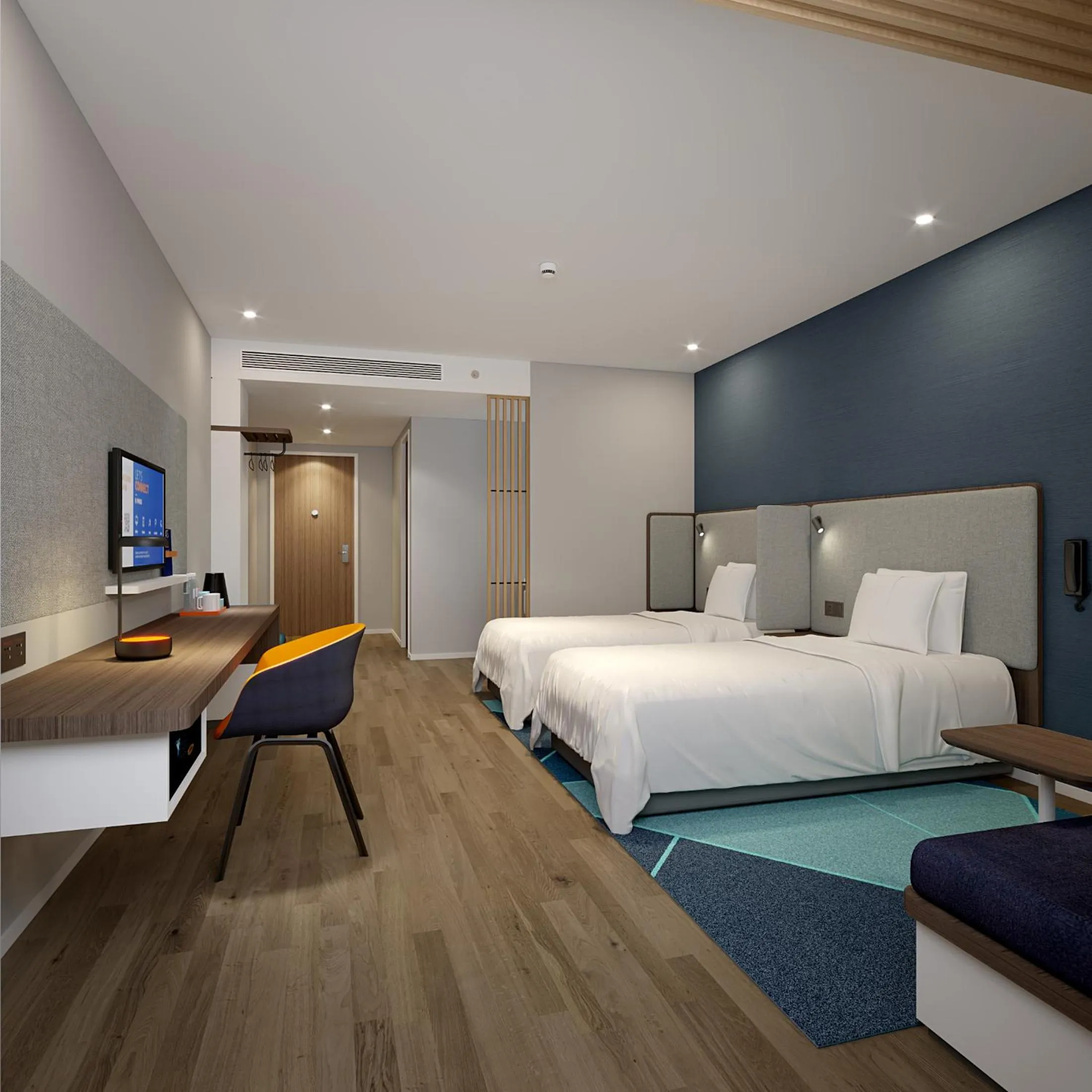 Standard Room with Two Queen Beds in Holiday Inn Express Chongqing Airport Zone by IHG