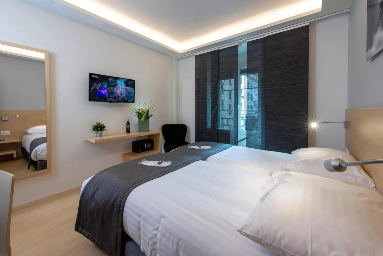 Twin Room in Hotel des Alpes