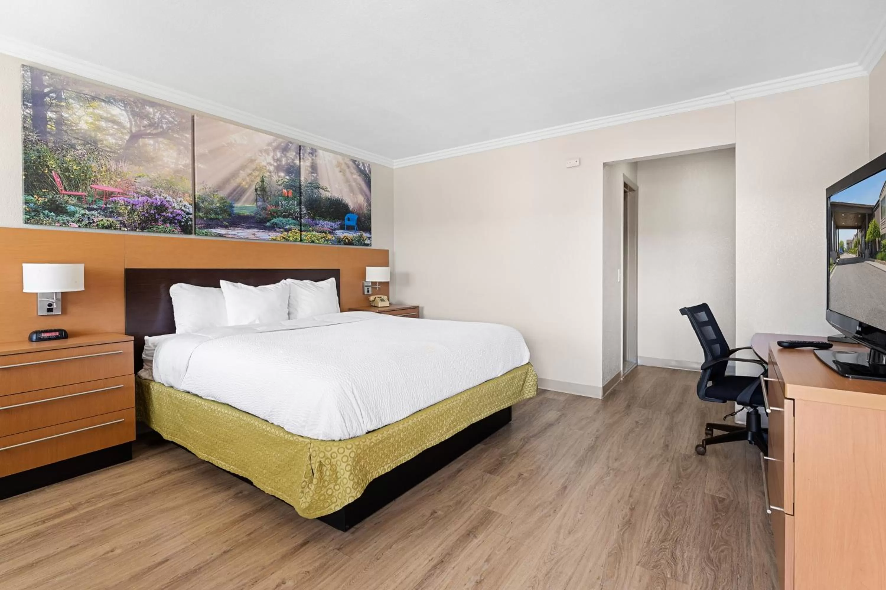 Deluxe King Room - Non-Smoking in Days Inn & Suites by Wyndham Roseville/Detroit Area