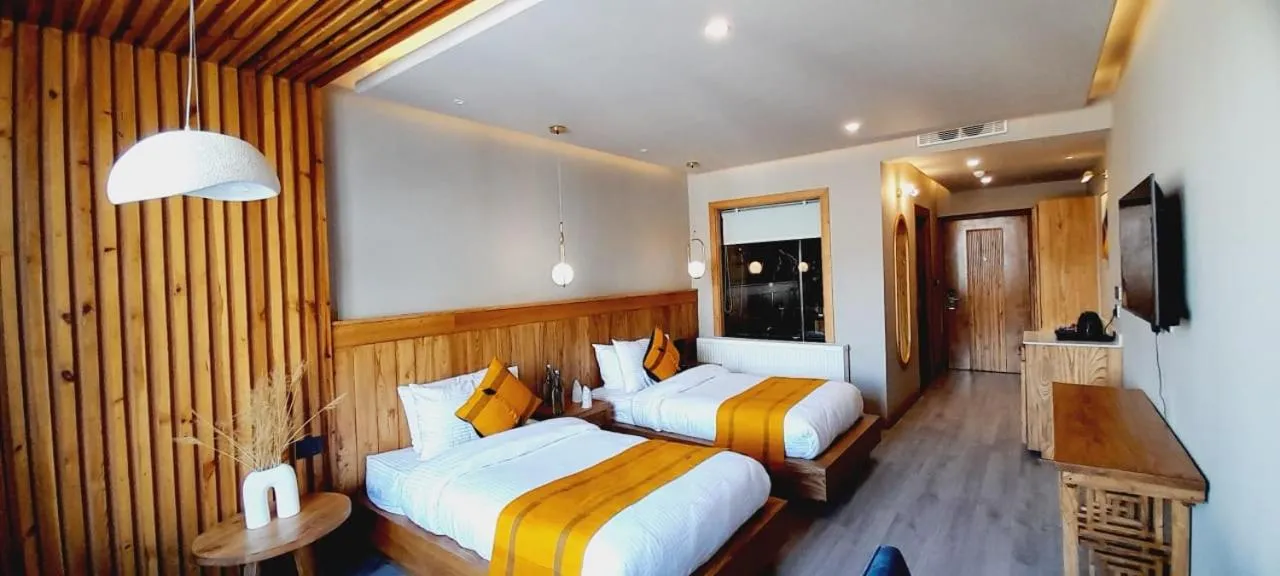 Deluxe Twin Room in Hotel Rewa Ladakh