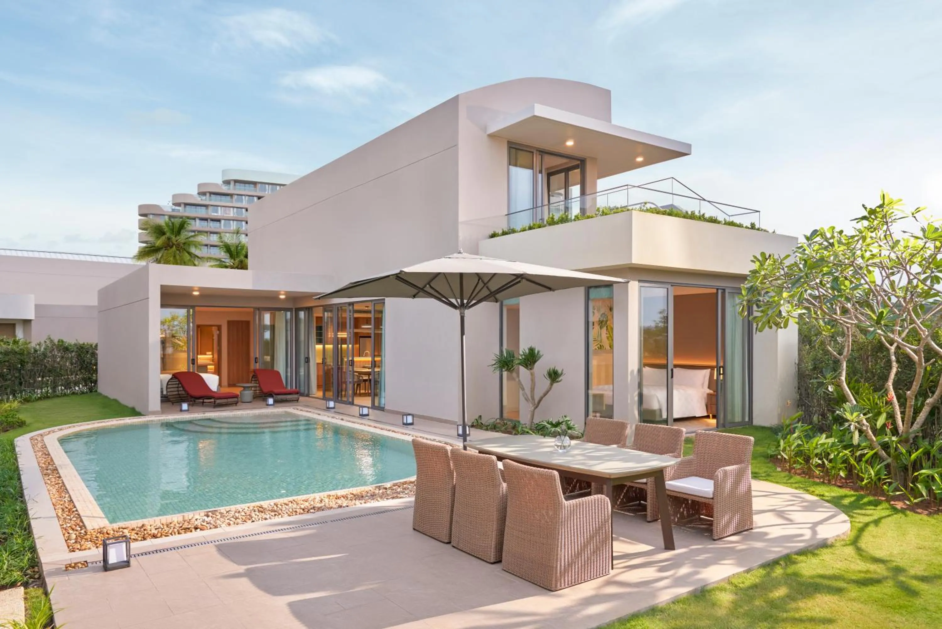 3 Bedroom Duplex Garden Pool Villa in IXORA Ho Tram By Fusion