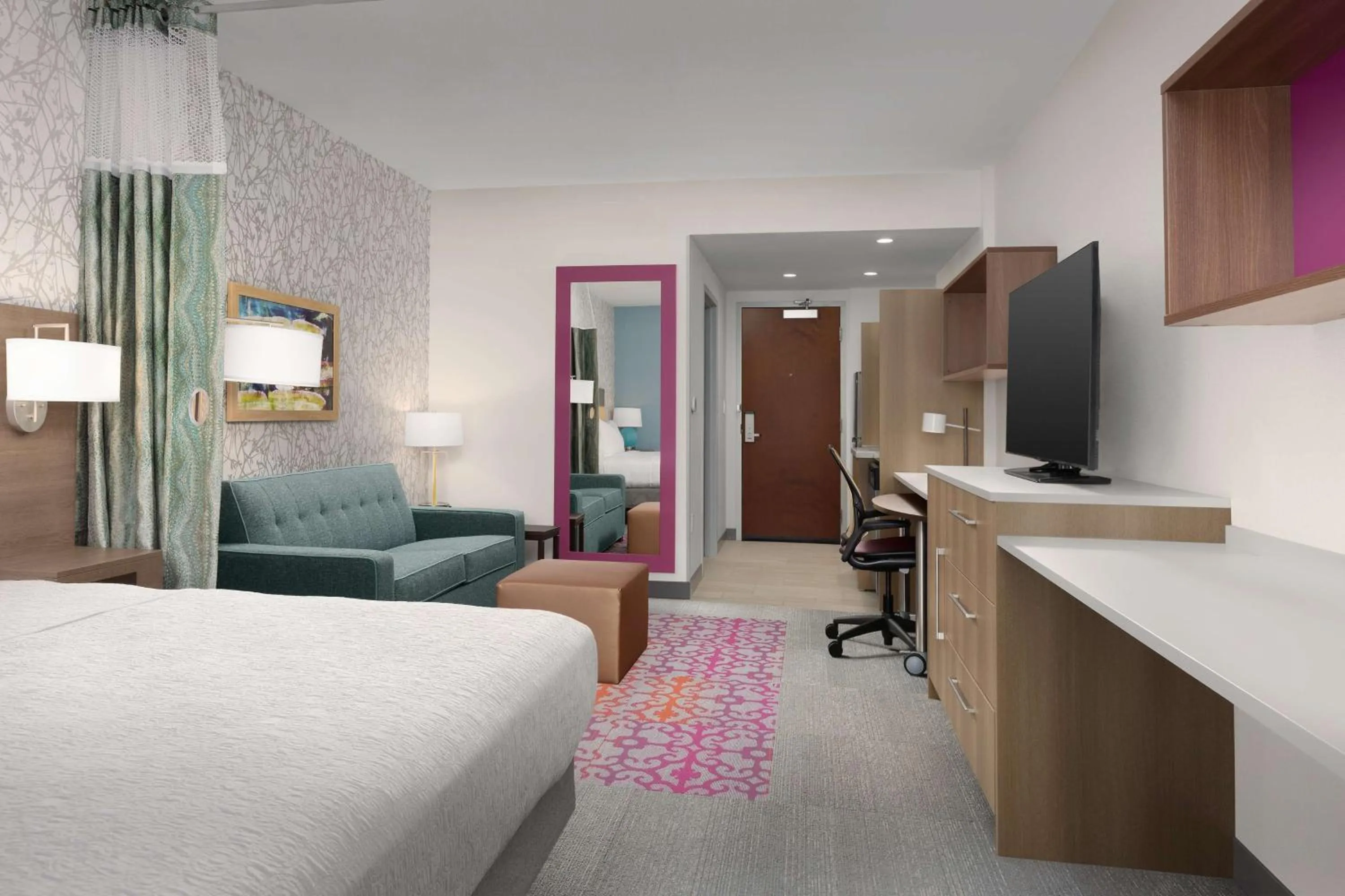 King Studio Suite in Home2 Suites By Hilton Durham University Medical Center