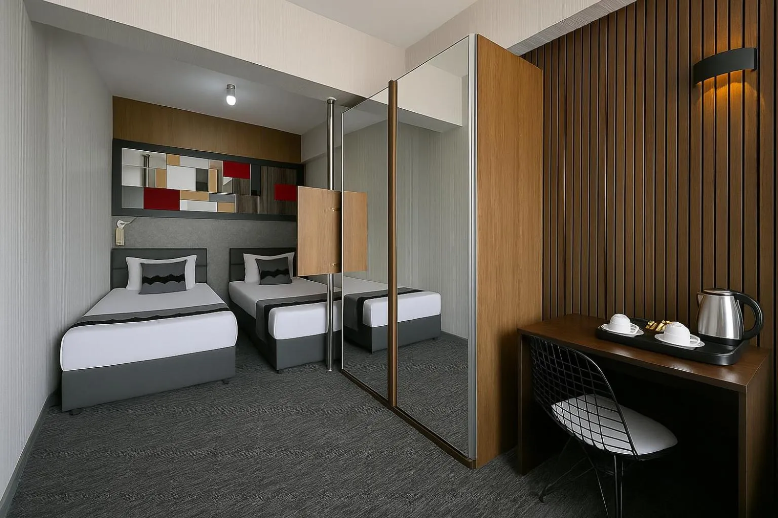 Standard Twin Room in Black Art Otel