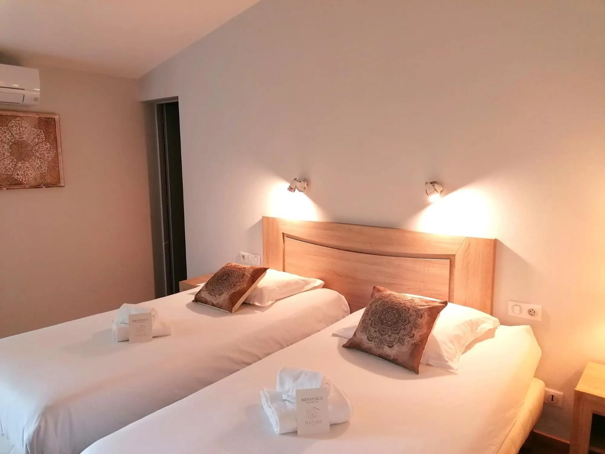 Double or Twin Room in Hôtel Restaurant Platanes - KB HOTEL GROUP