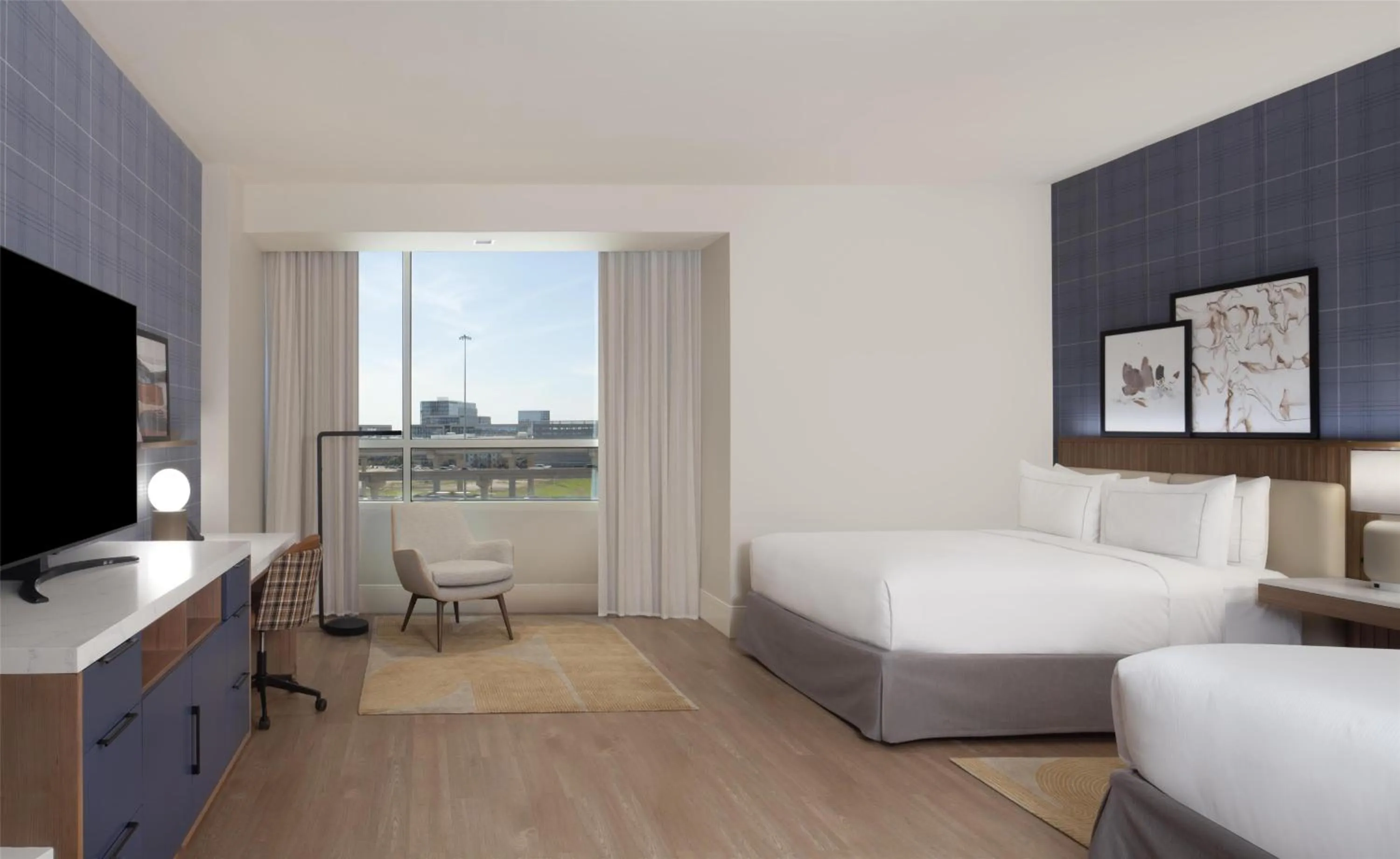 Queen Room with Two Queen Beds - Hearing Access in Hilton Dallas/Plano Granite Park