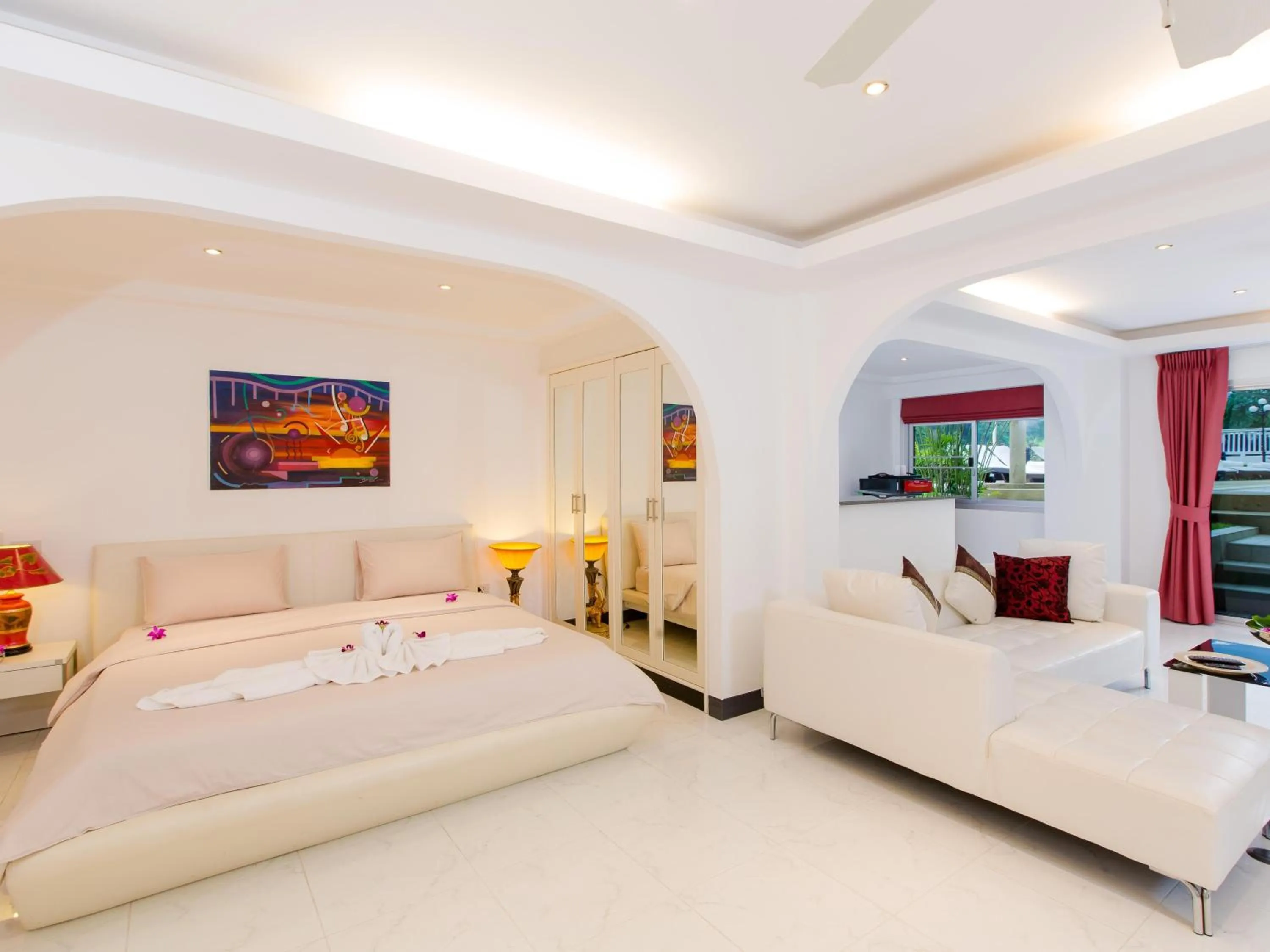 Suite with pool access in Serenity Lakeside Resort